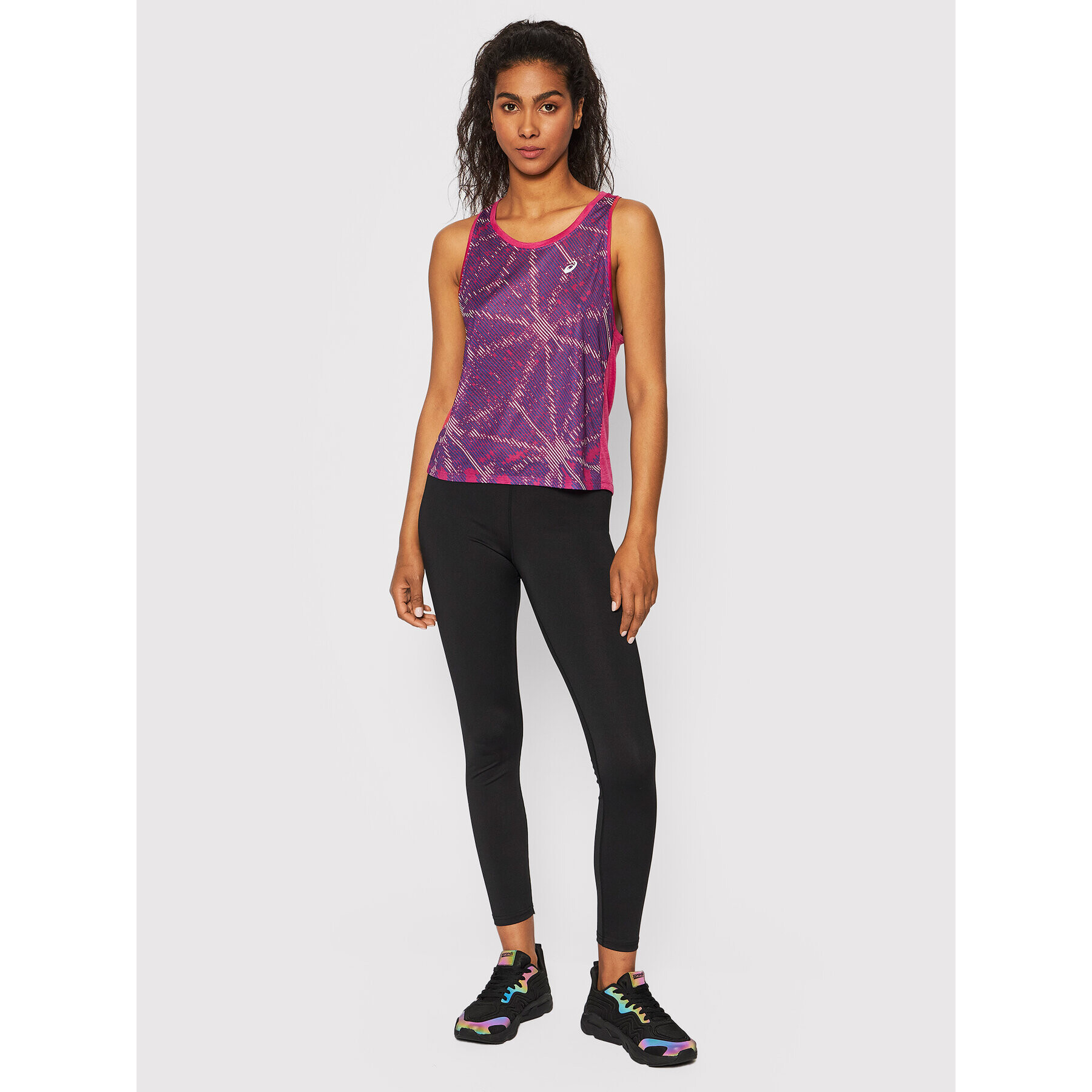 Asics топ Sakura Aop 2012C230 Розов Regular Fit - Pepit.bg