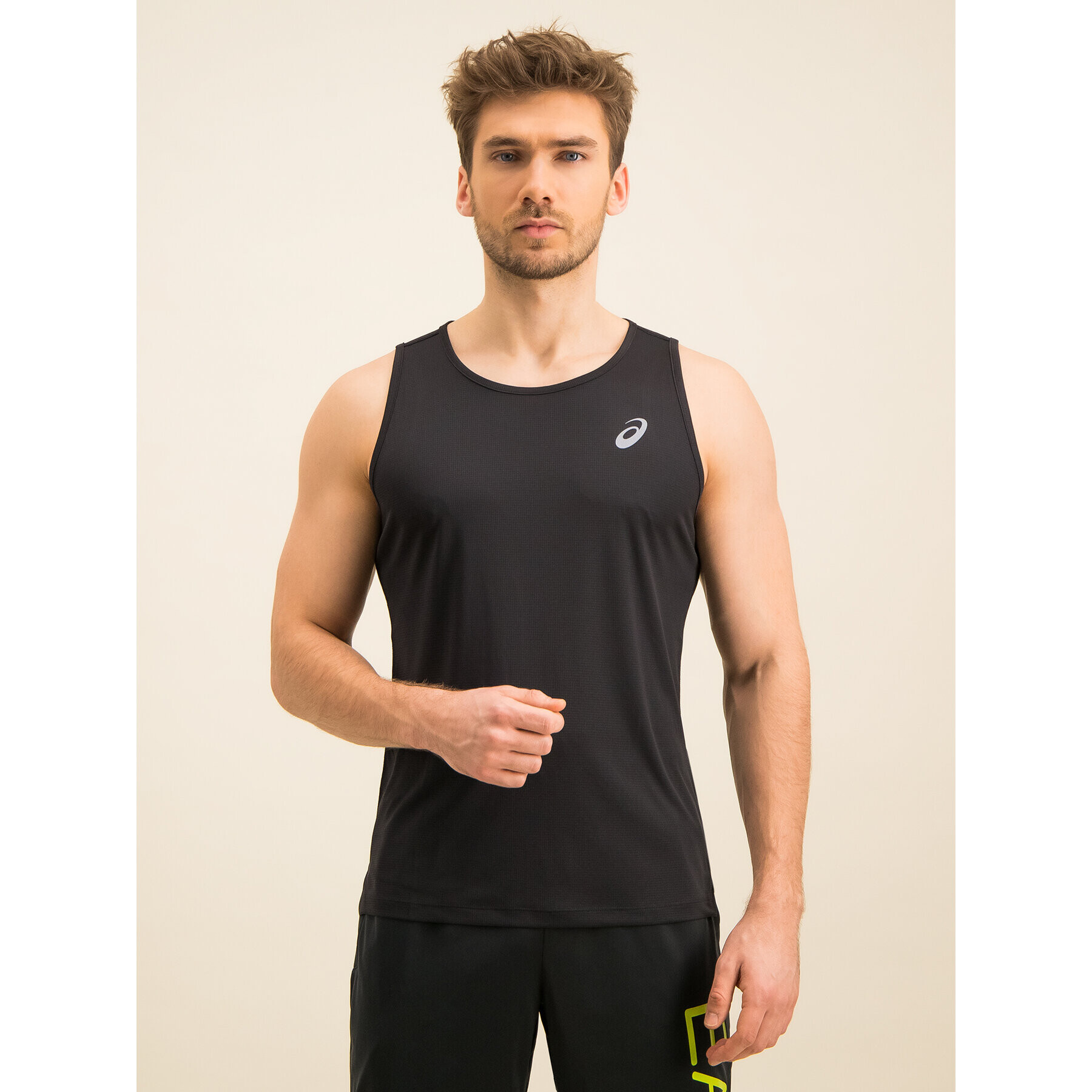 Asics Топ Silver Singlet 2011A011 Черен Regular Fit - Pepit.bg