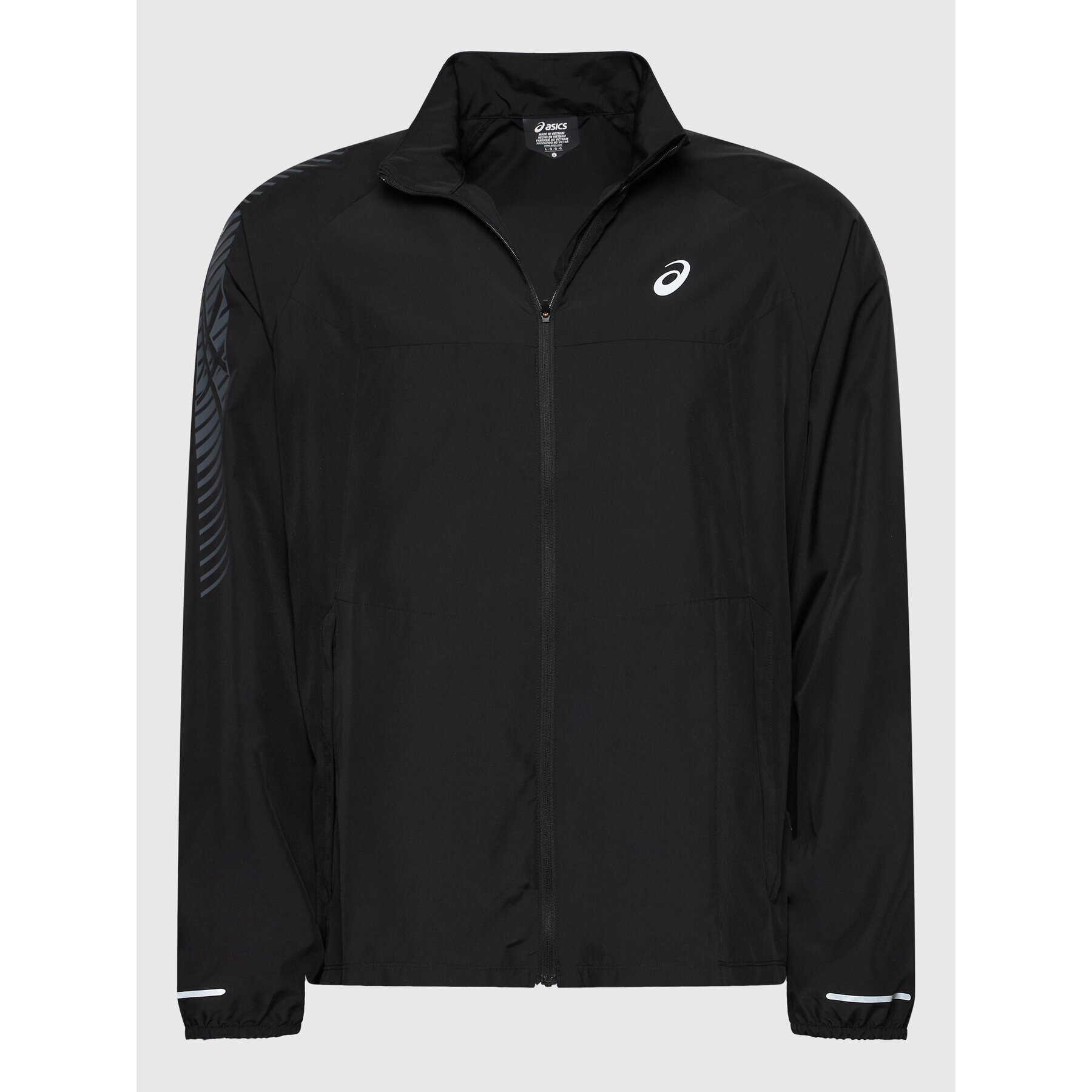 Asics Яке за джогинг Icon 2011B051 Черен Regular Fit - Pepit.bg