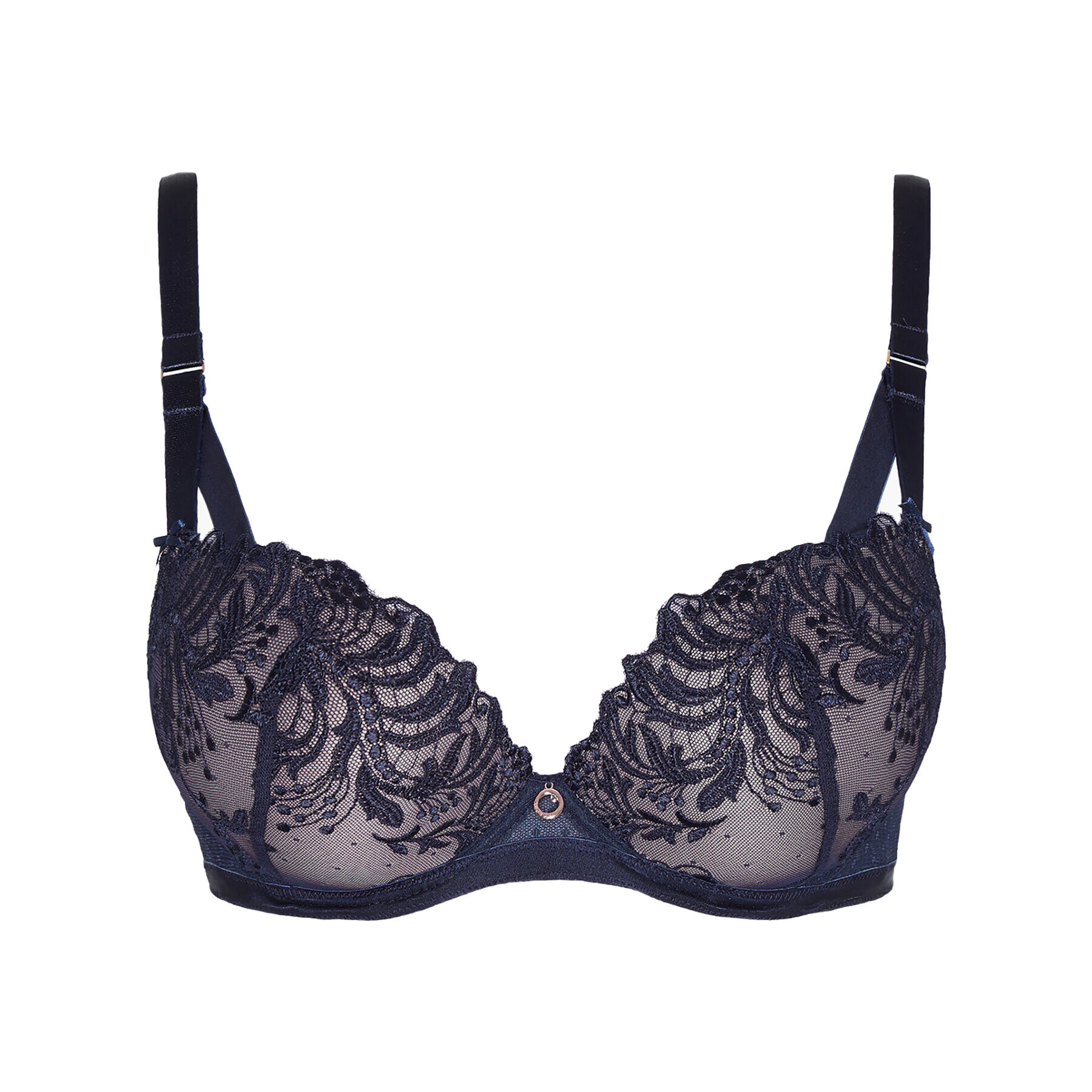 Aubade Сутиен push-up Femme Passion MI08-N Тъмносин - Pepit.bg