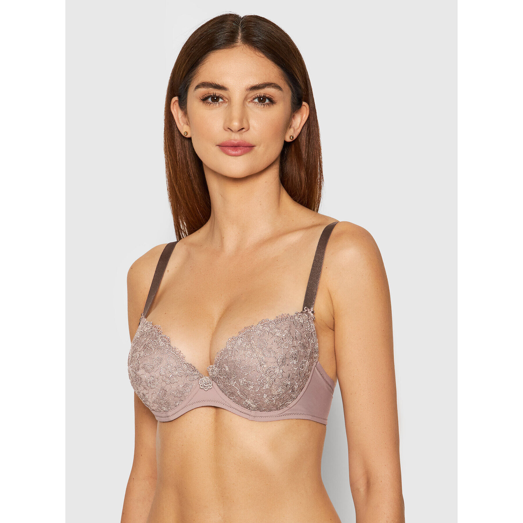 Aubade Сутиен push-up Secret De Charme FL08-6 Виолетов - Pepit.bg