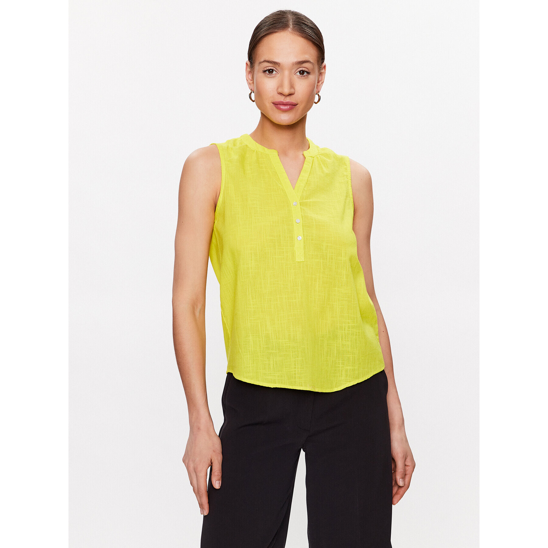 b.young Блуза Henri 20811549 Жълт Regular Fit - Pepit.bg