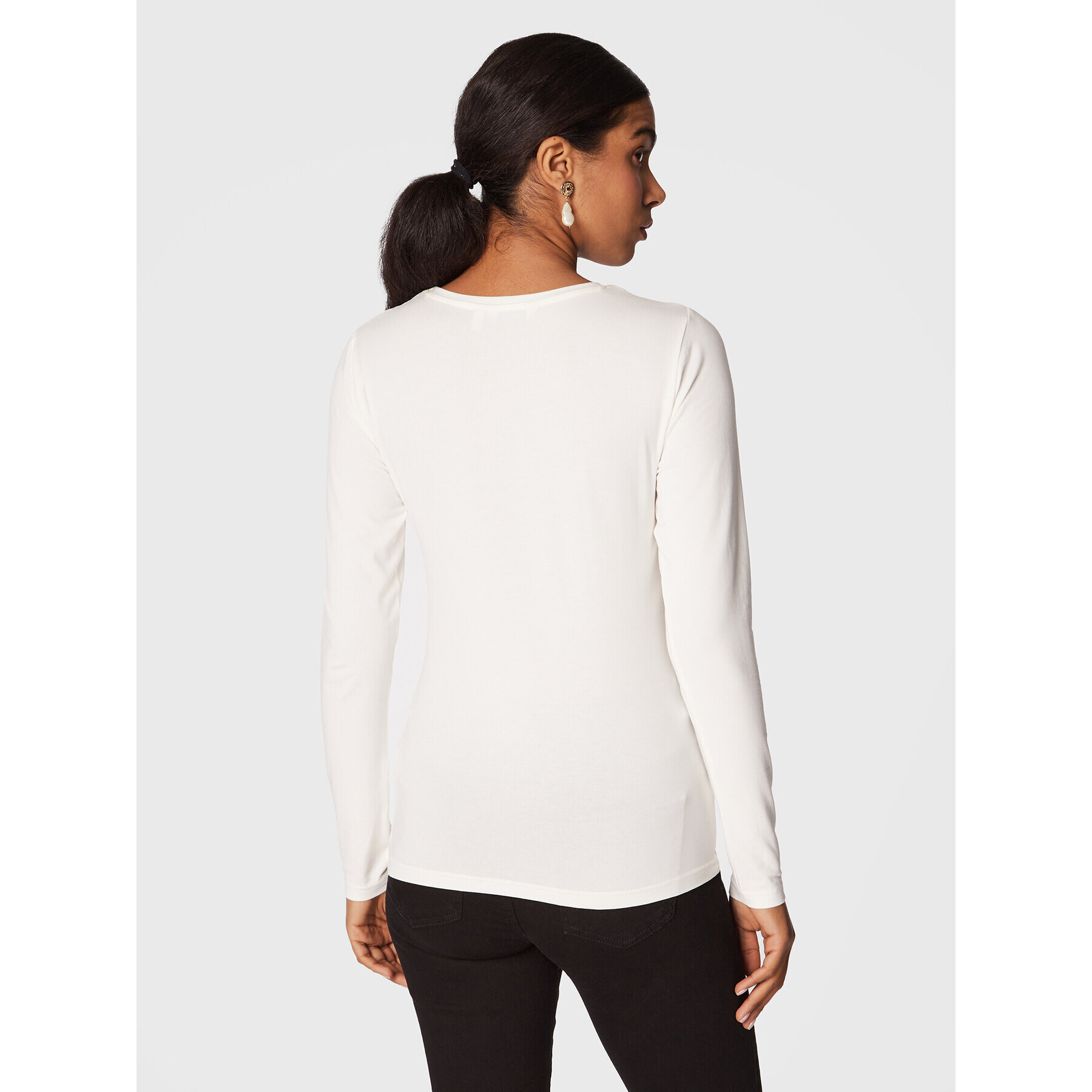 b.young Блуза Pamila 20807594 Екрю Slim Fit - Pepit.bg