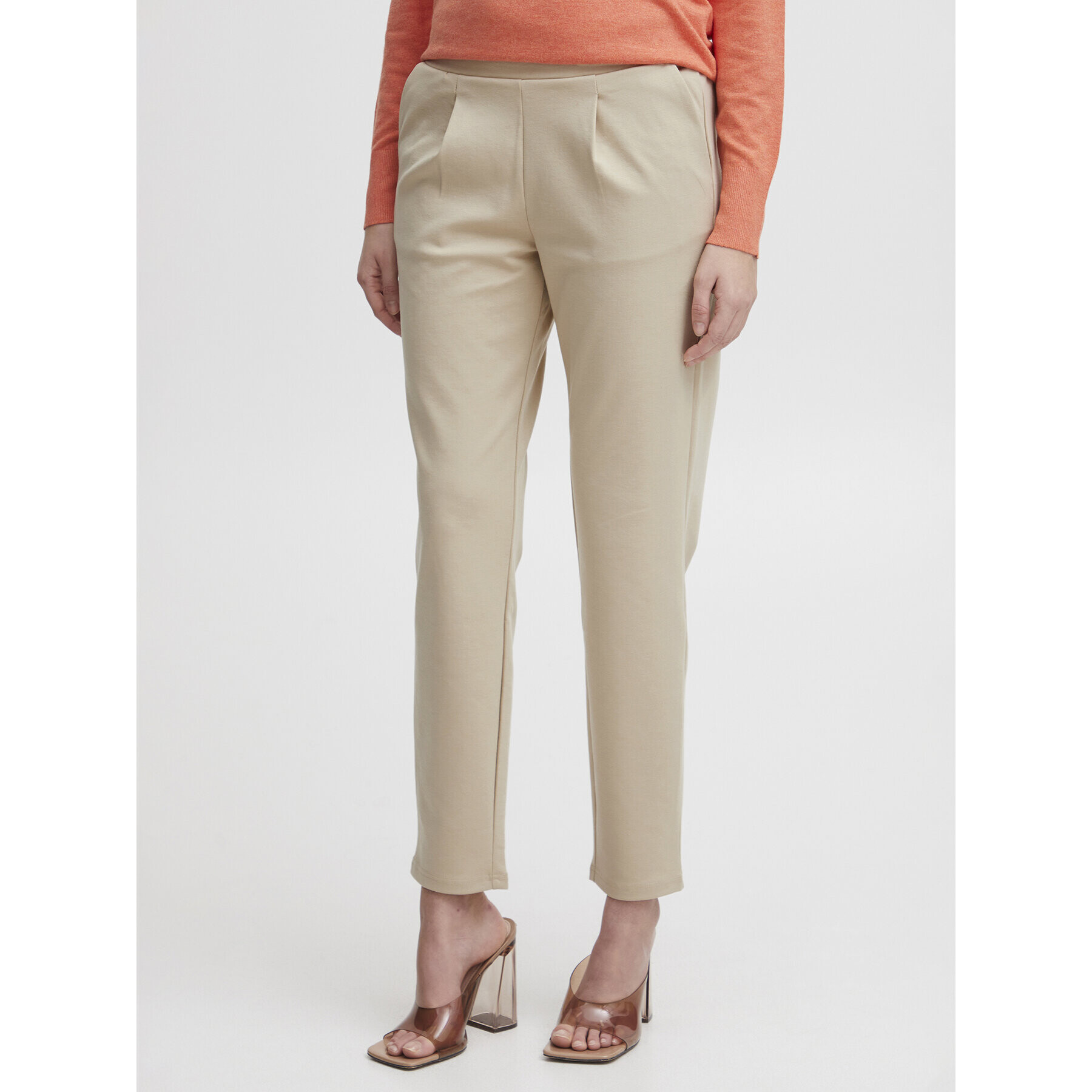 b.young Чино панталони 20812848 Бежов Slim Fit - Pepit.bg