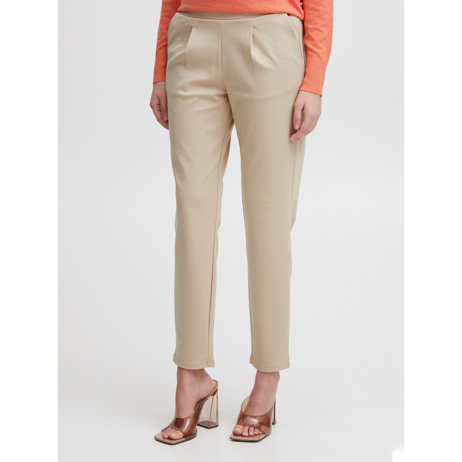 b.young Чино панталони 20812848 Бежов Slim Fit - Pepit.bg