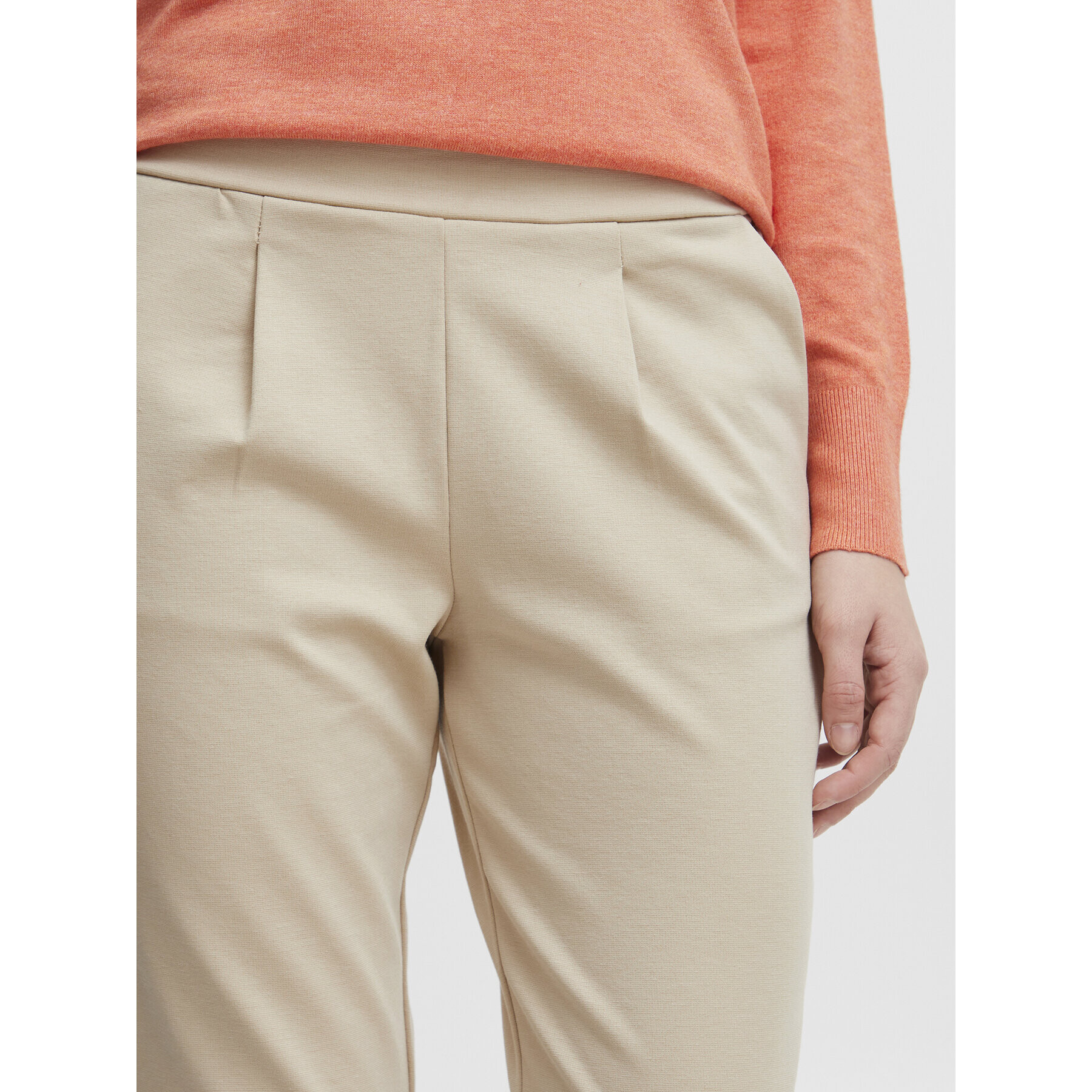 b.young Чино панталони 20812848 Бежов Slim Fit - Pepit.bg