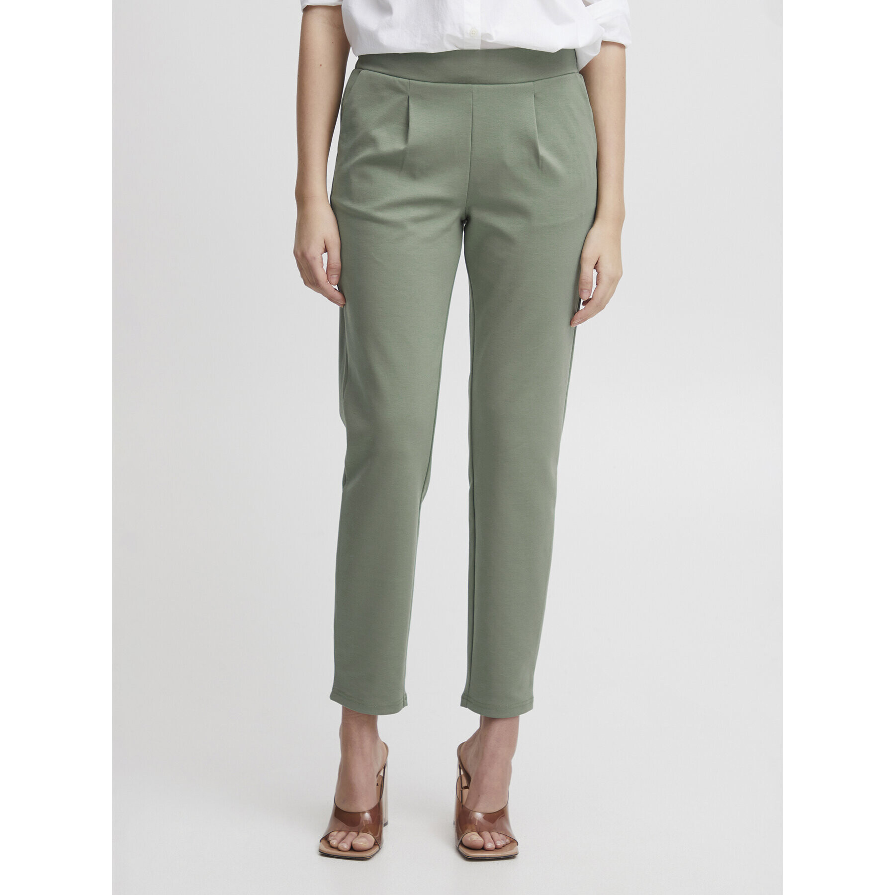b.young Чино панталони 20812848 Зелен Slim Fit - Pepit.bg
