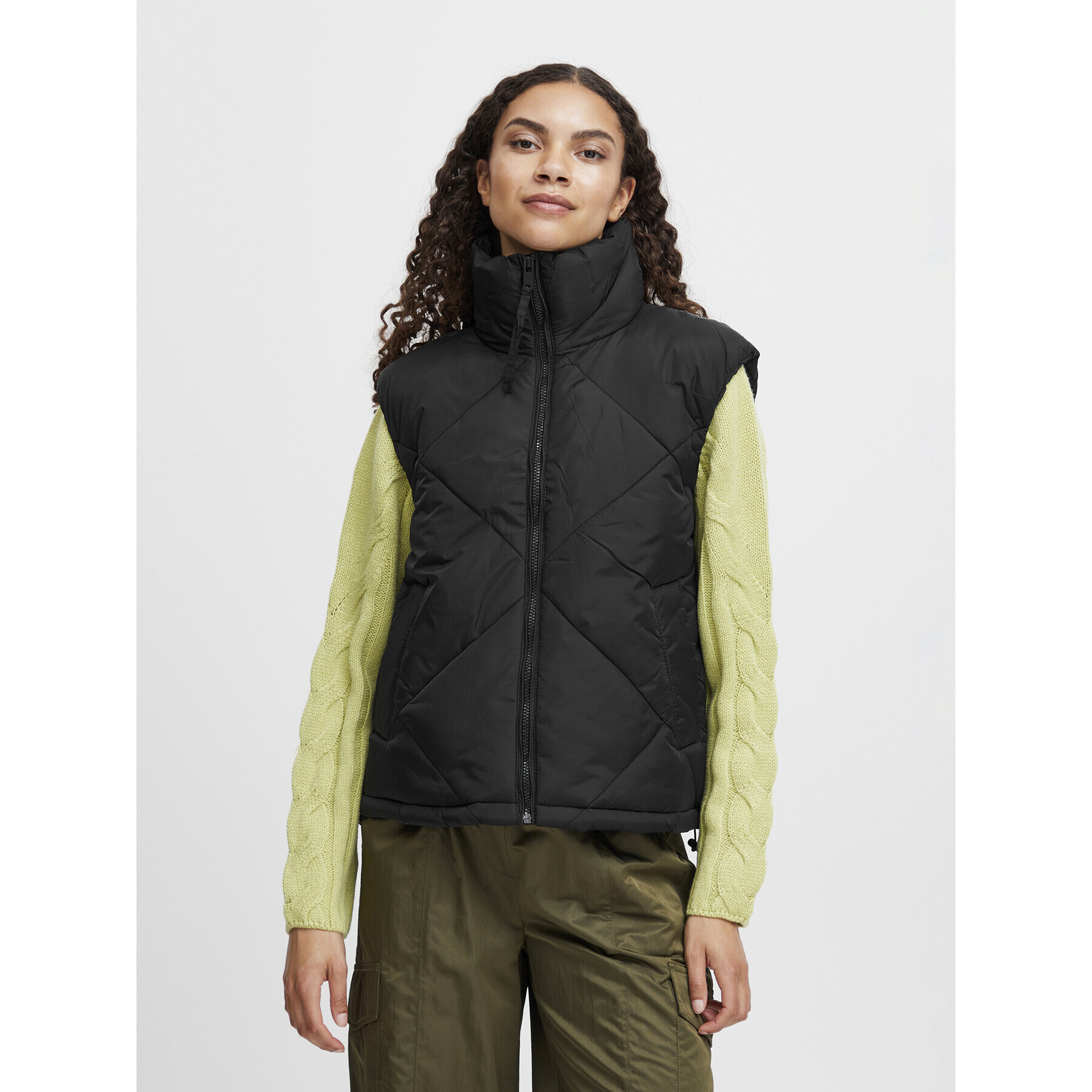 b.young Елек 20813365 Черен Regular Fit - Pepit.bg