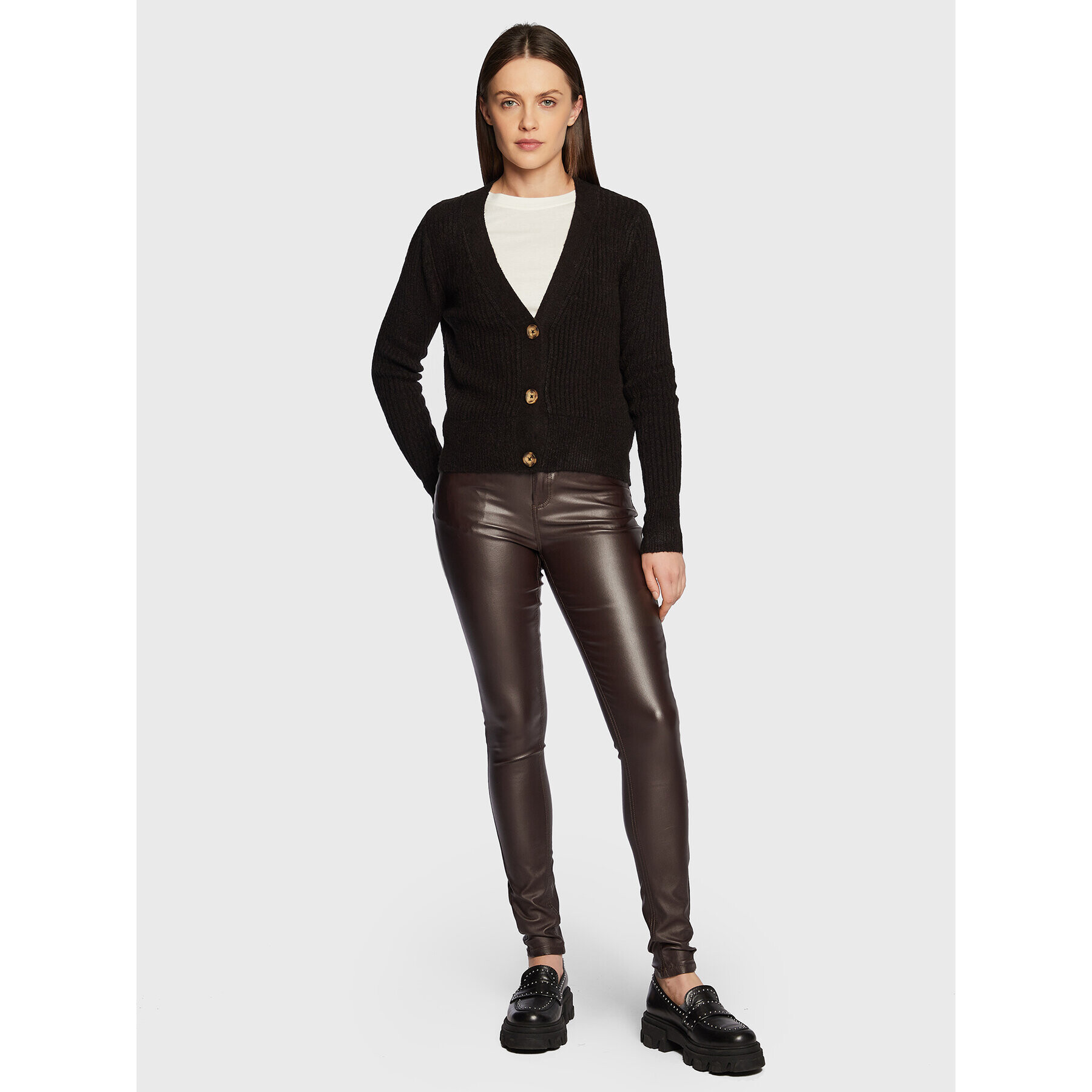 b.young Кардиган Nora 20808923 Черен Regular Fit - Pepit.bg