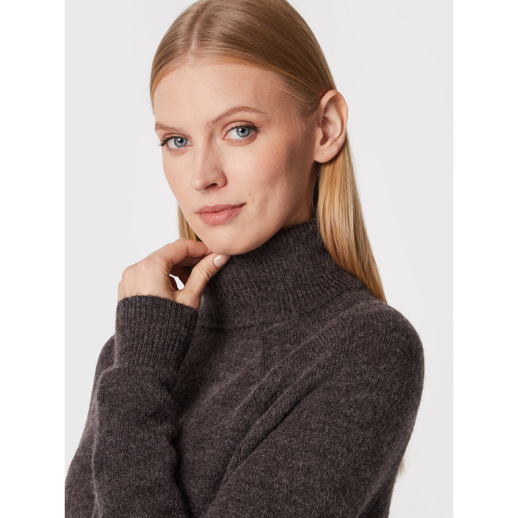 b.young Поло Byomina 20812246 Сив Relaxed Fit - Pepit.bg