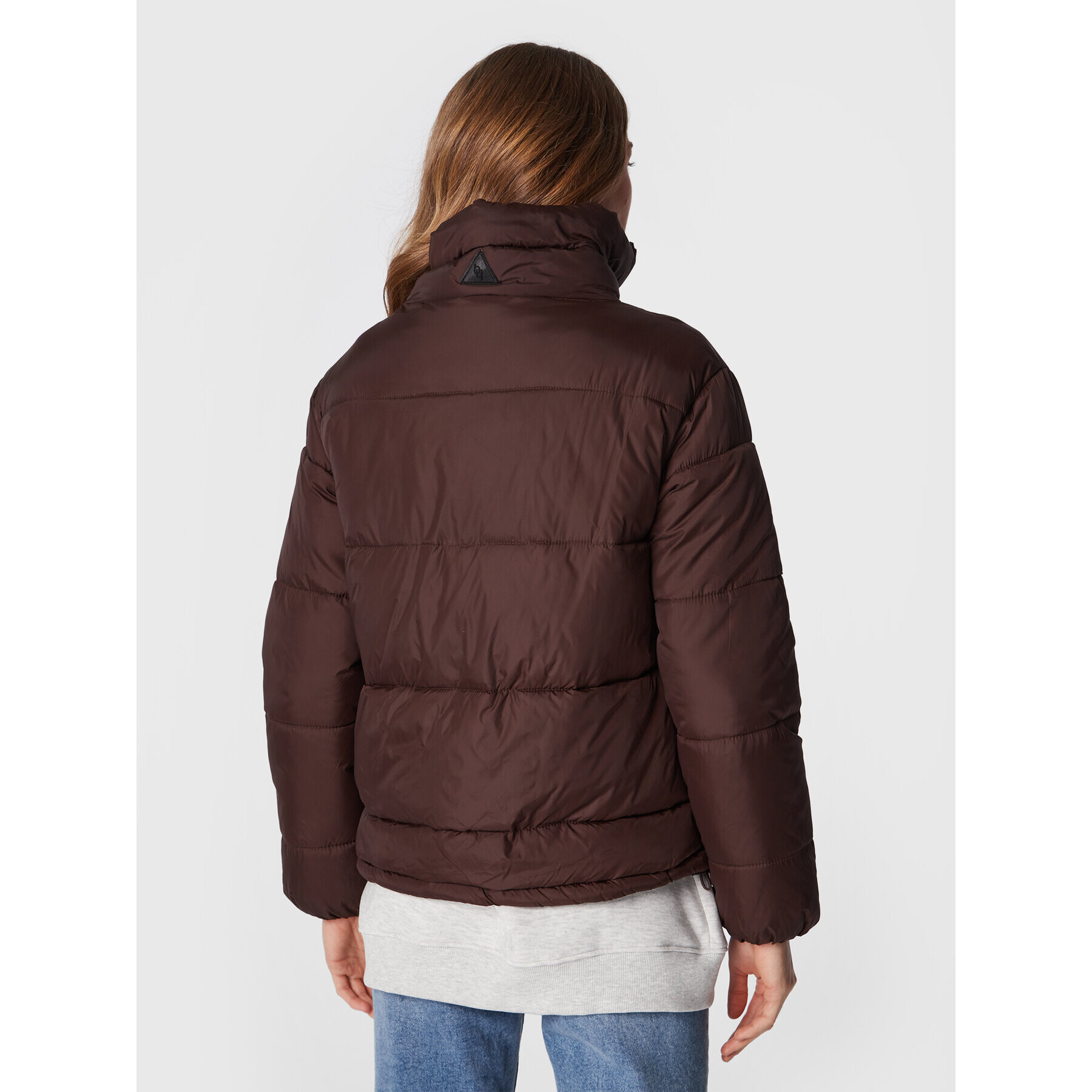 b.young Пухено яке Bybomina 20811751 Кафяв Regular Fit - Pepit.bg