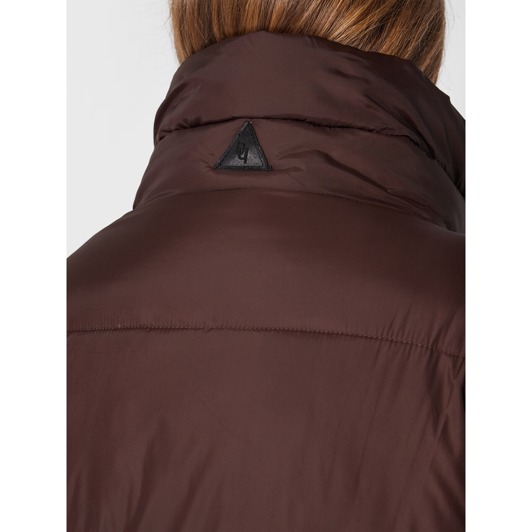 b.young Пухено яке Bybomina 20811751 Кафяв Regular Fit - Pepit.bg