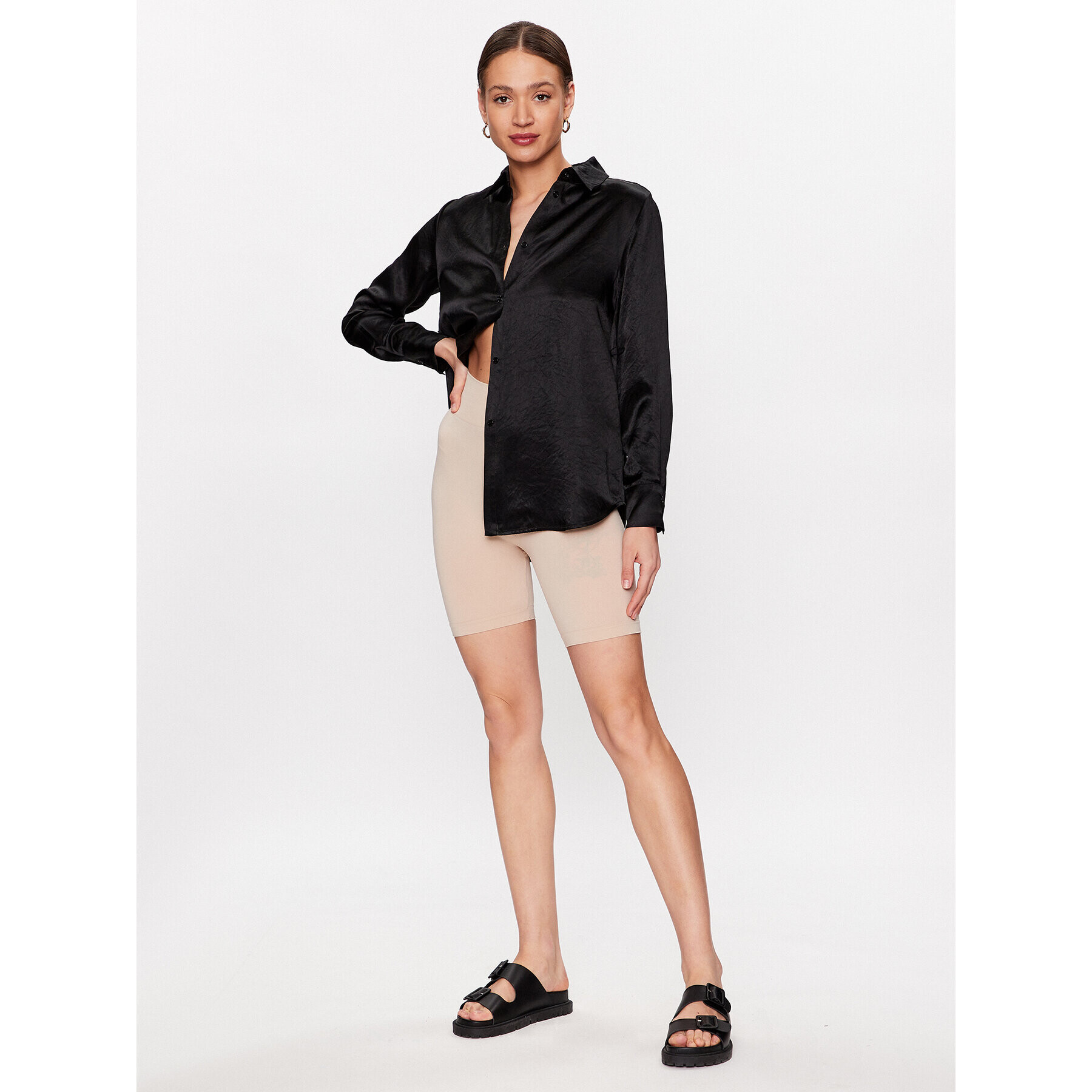 b.young Спортни шорти 20807917 Бежов Slim Fit - Pepit.bg