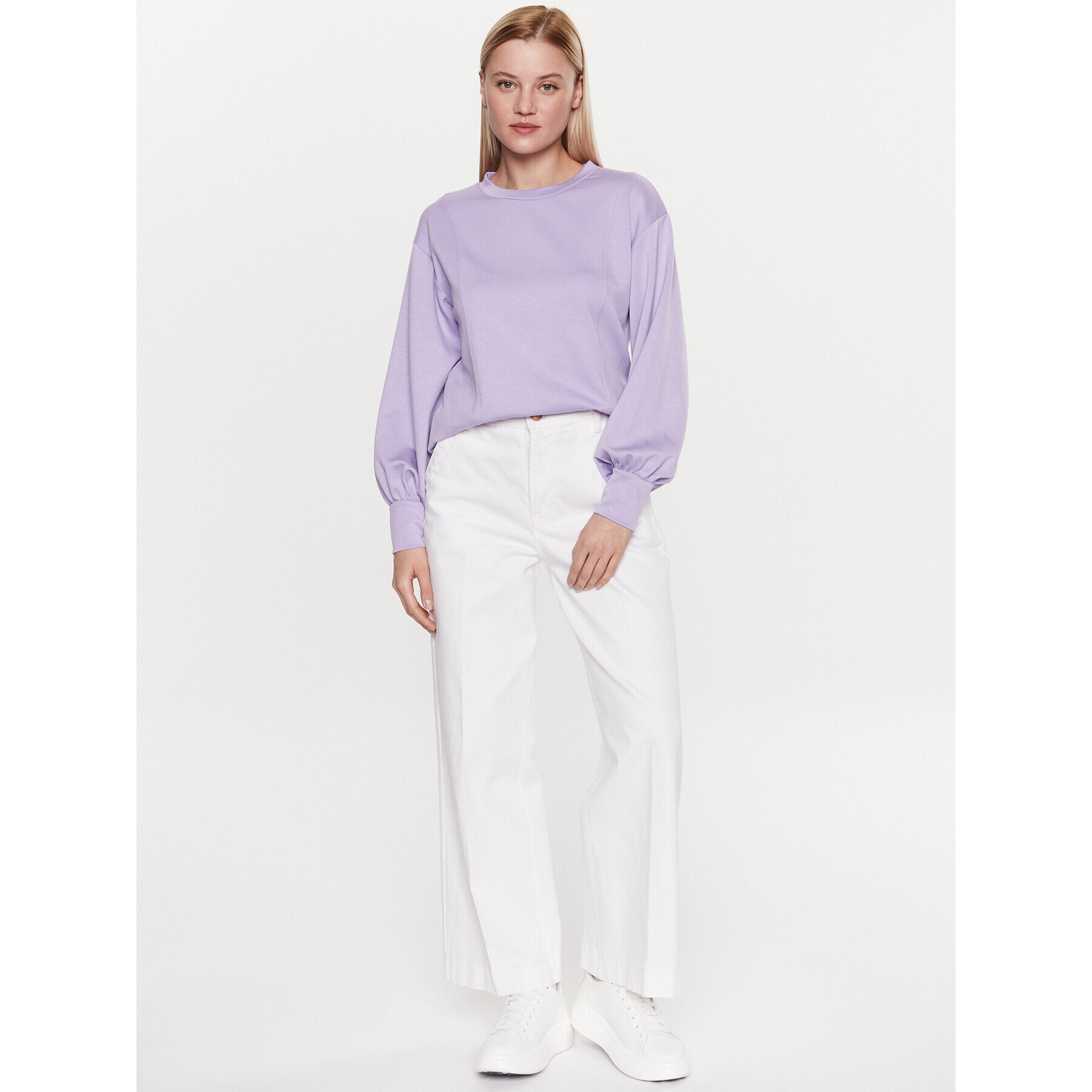 b.young Суитшърт 20811033 Виолетов Regular Fit - Pepit.bg