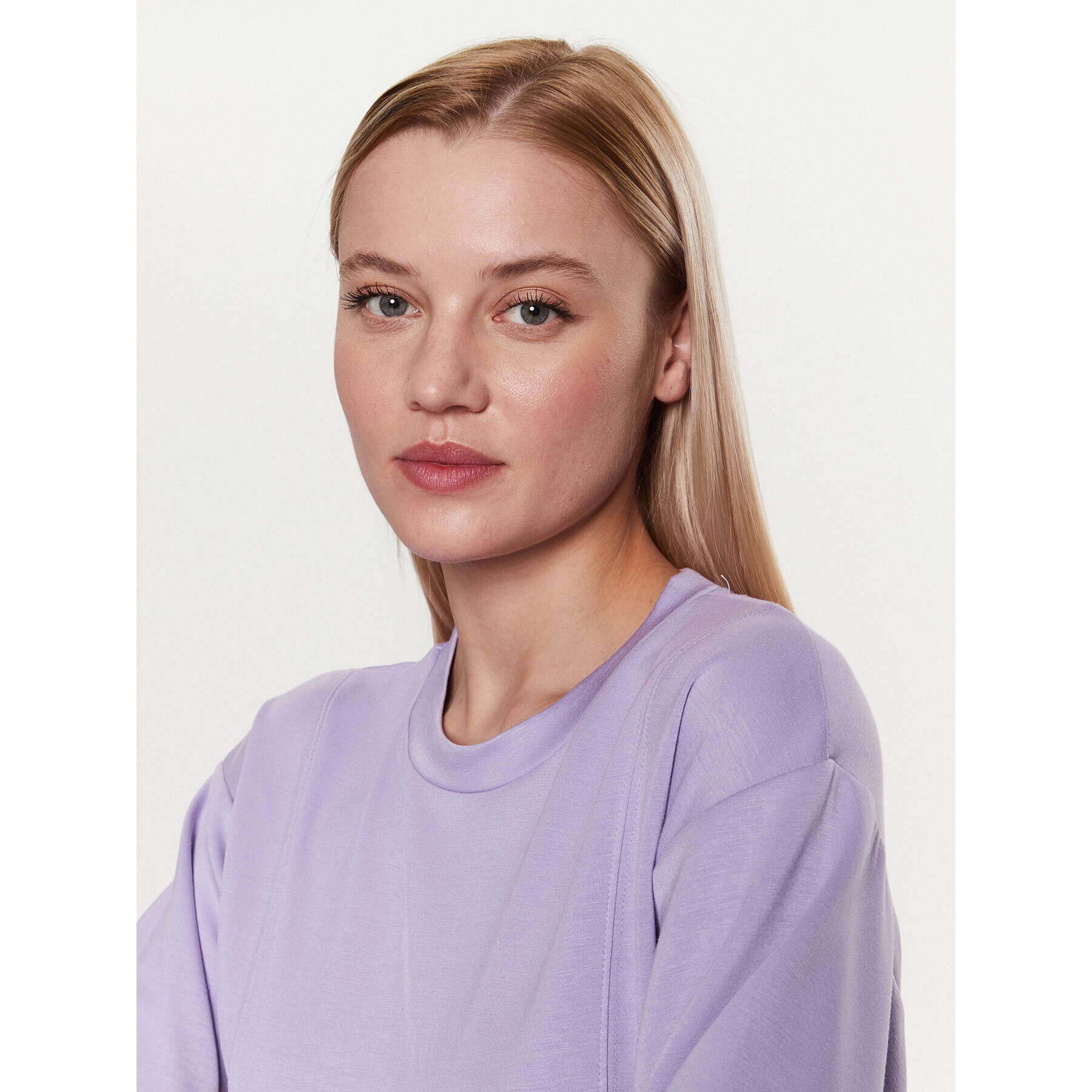 b.young Суитшърт 20811033 Виолетов Regular Fit - Pepit.bg