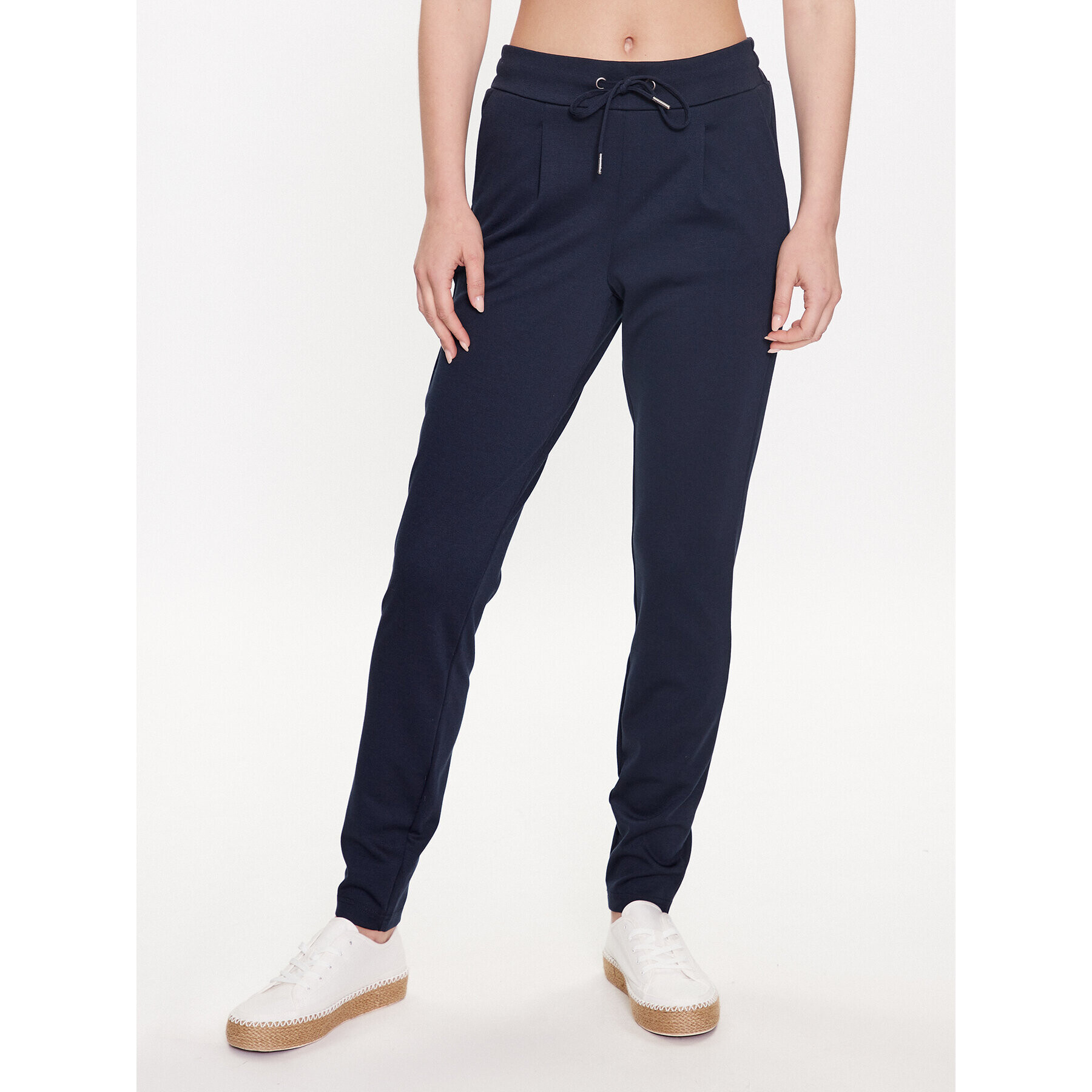 b.young Текстилни панталони 20802203 Тъмносин Slim Fit - Pepit.bg