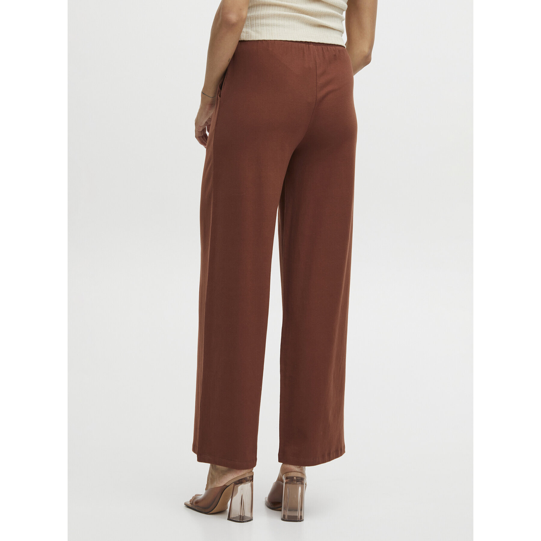 b.young Текстилни панталони 20813280 Кафяв Regular Fit - Pepit.bg