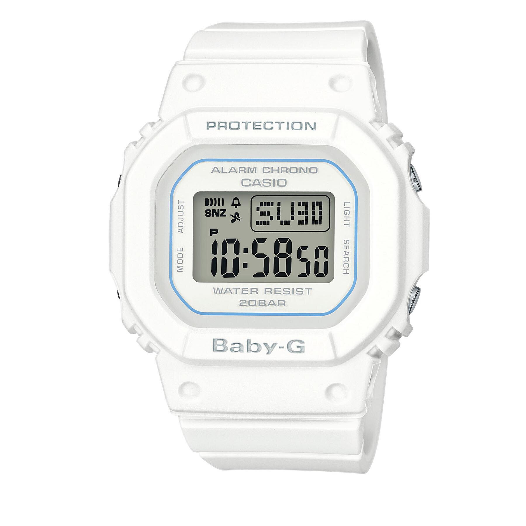 Baby-G Часовник BGD-560-7ER Бял - Pepit.bg