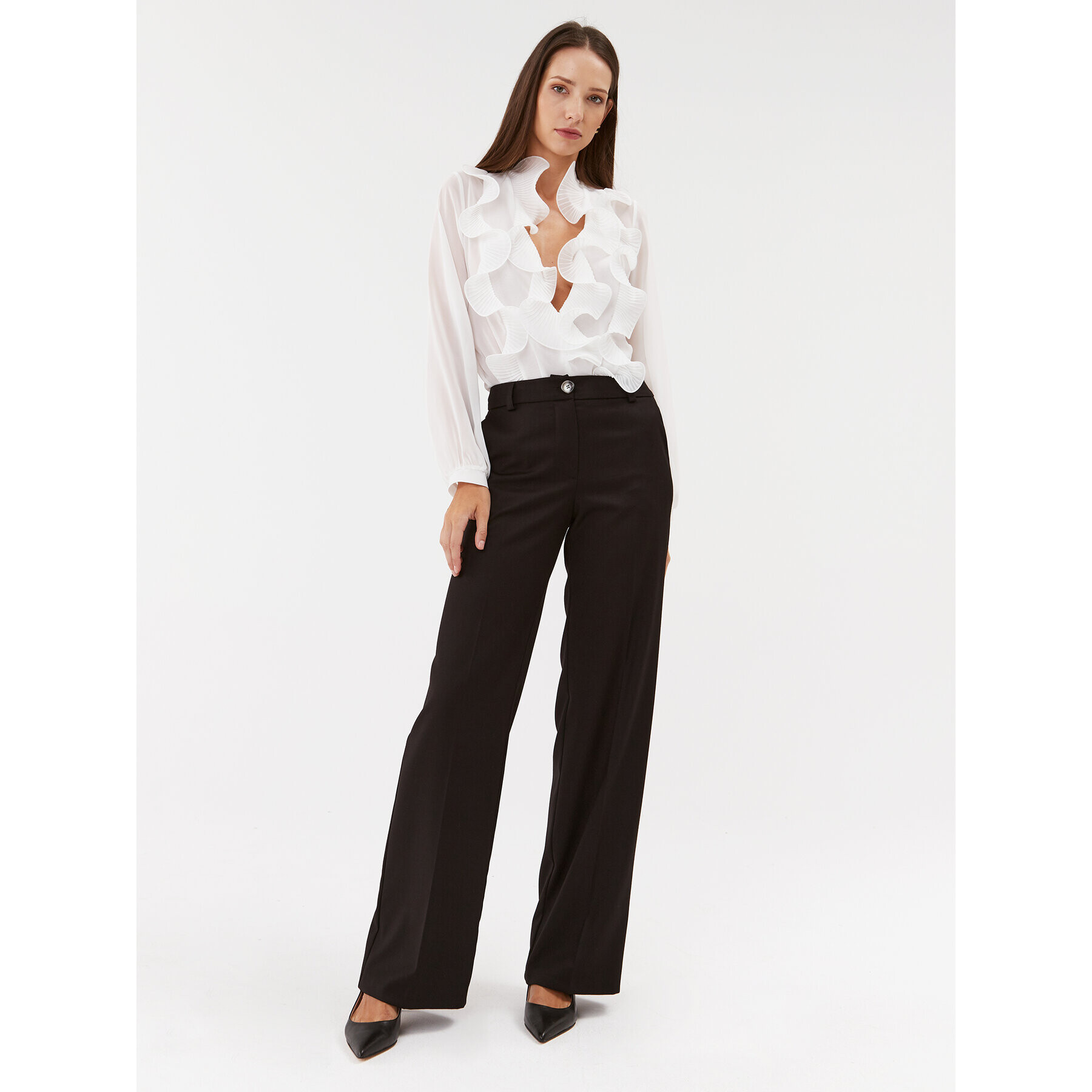 Babylon Боди T_MF0309 Бял Regular Fit - Pepit.bg