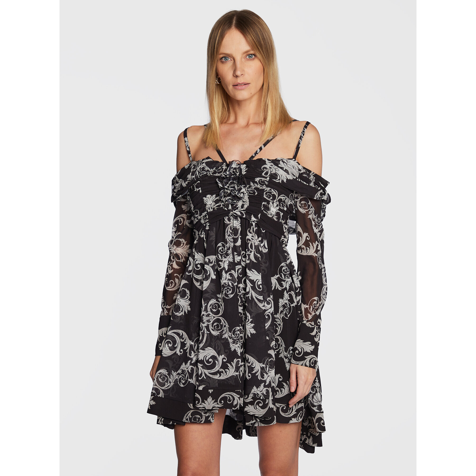 Babylon Ежедневна рокля R_E790FA Черен Regular Fit - Pepit.bg
