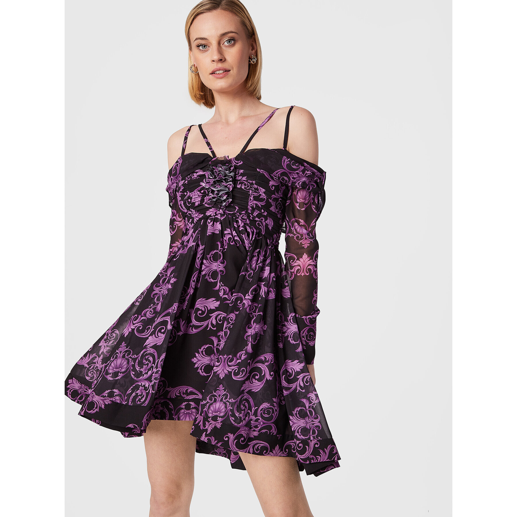 Babylon Ежедневна рокля R_E790FA Черен Regular Fit - Pepit.bg