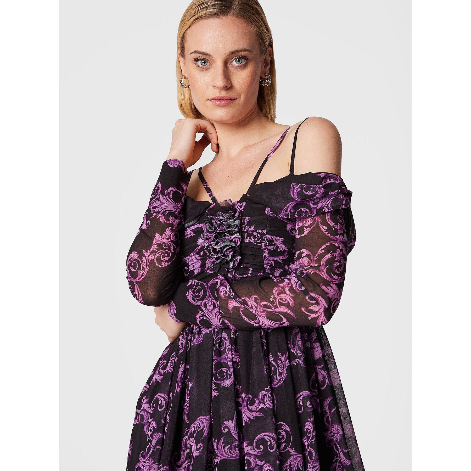 Babylon Ежедневна рокля R_E790FA Черен Regular Fit - Pepit.bg