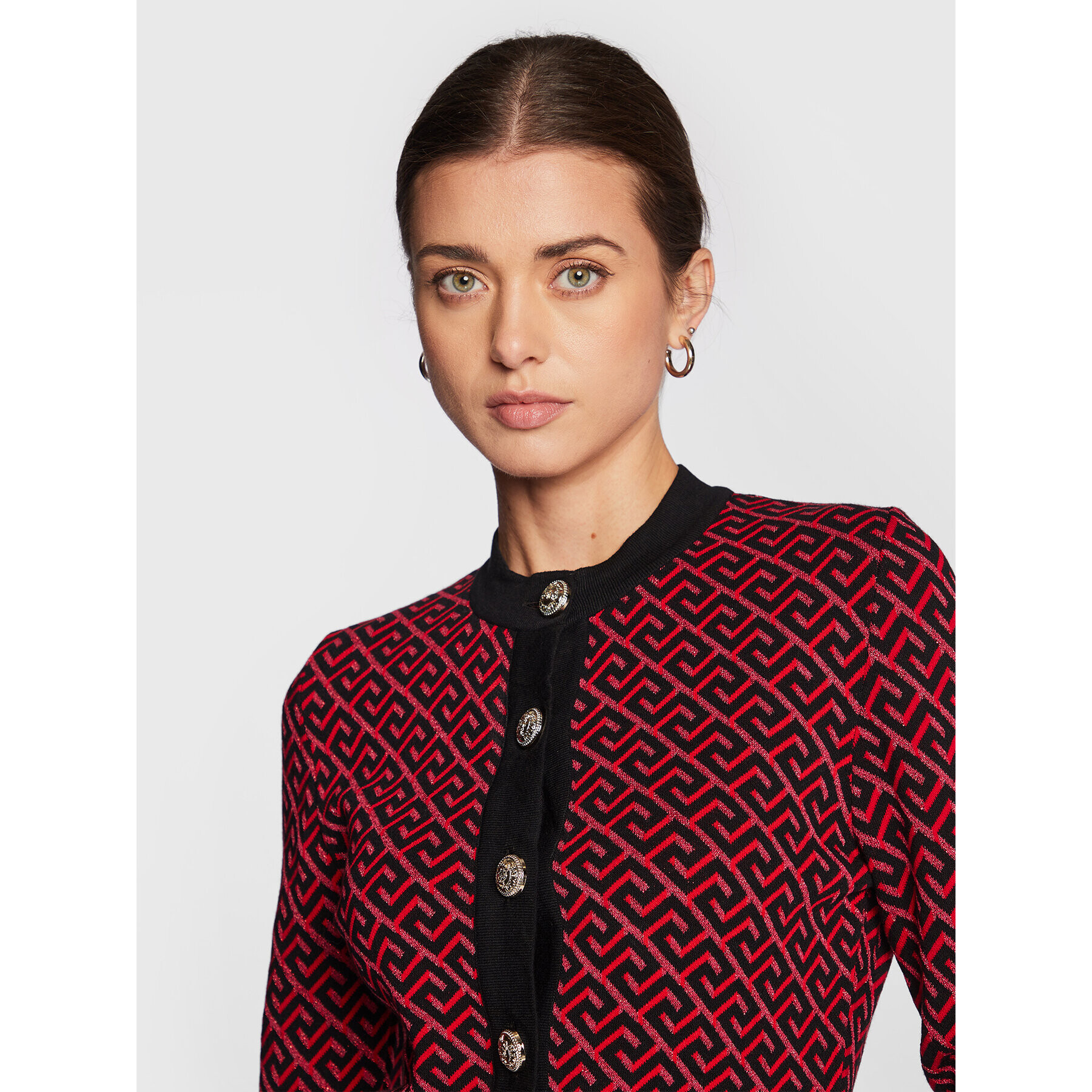 Babylon Кардиган R_S00748 Червен Regular Fit - Pepit.bg
