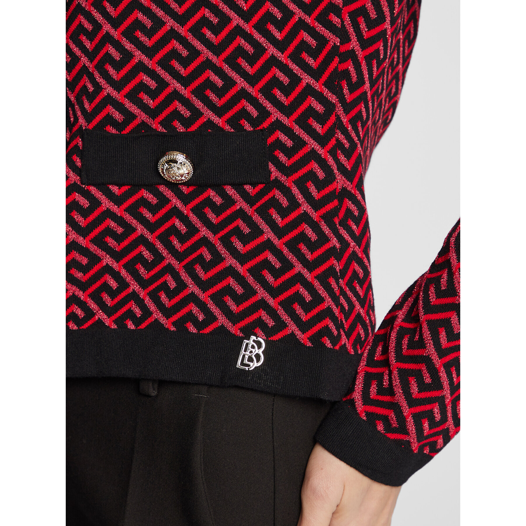 Babylon Кардиган R_S00748 Червен Regular Fit - Pepit.bg
