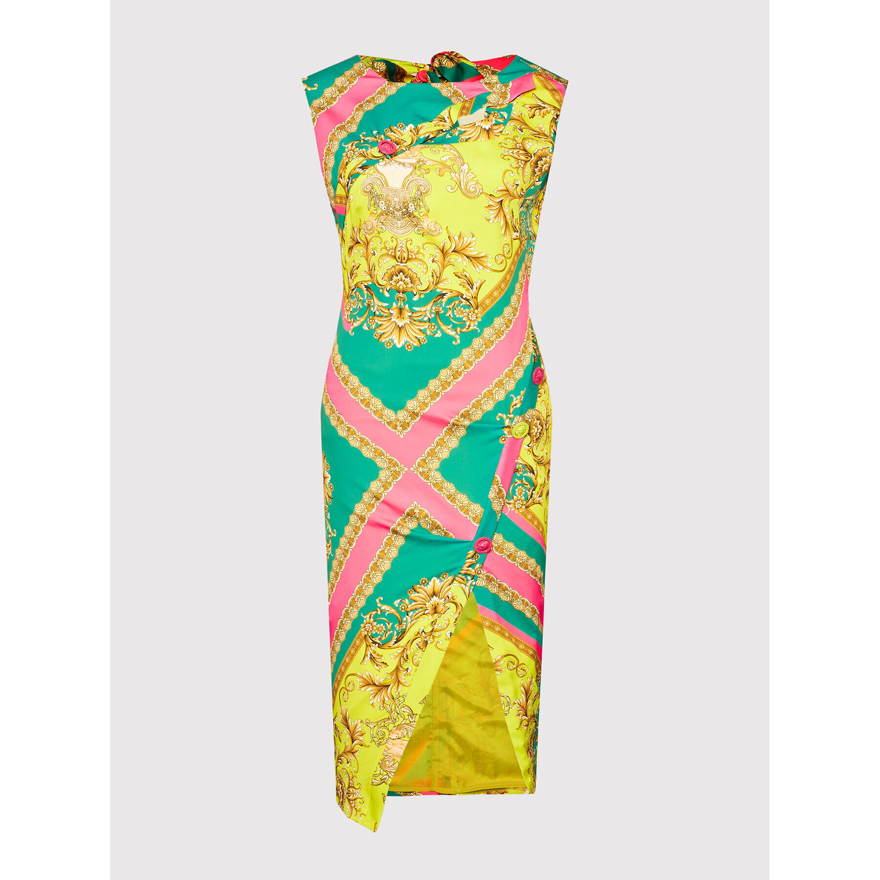 Babylon Коктейлна рокля P_E00768 Цветен Slim Fit - Pepit.bg