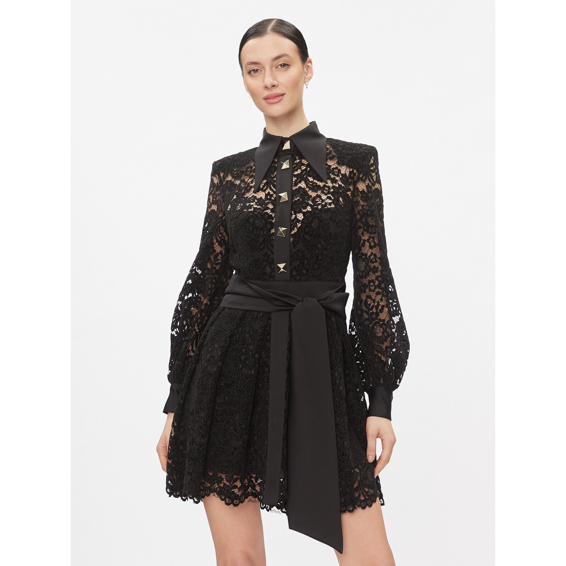 Babylon Коктейлна рокля T_S00823 Черен Regular Fit - Pepit.bg
