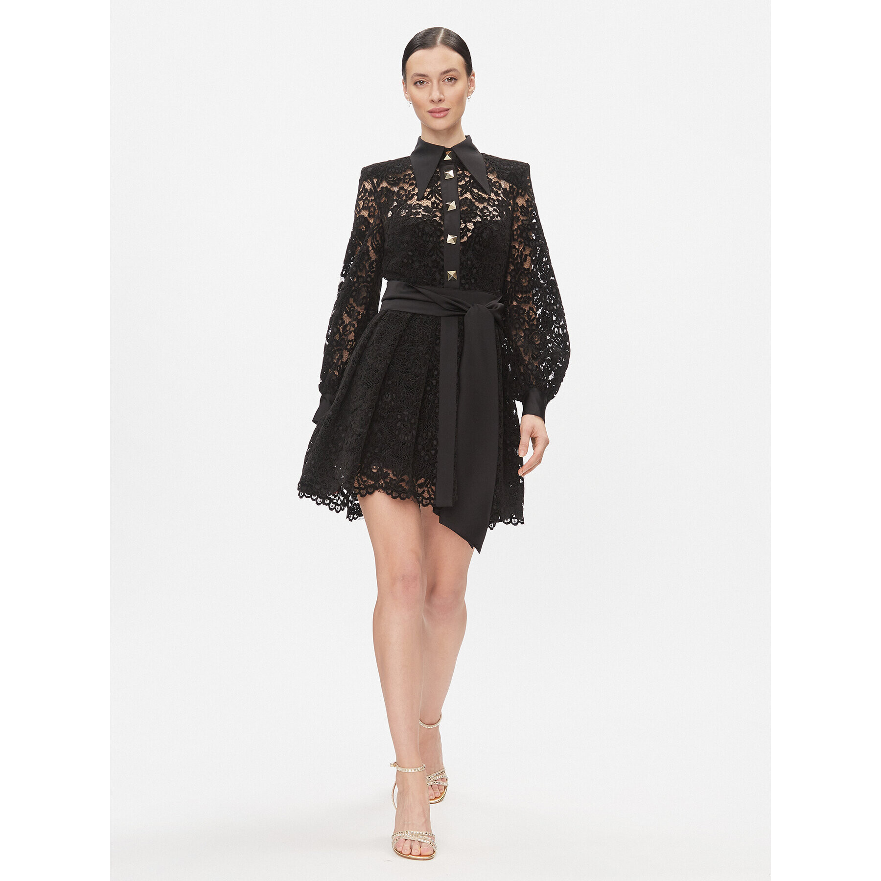 Babylon Коктейлна рокля T_S00823 Черен Regular Fit - Pepit.bg