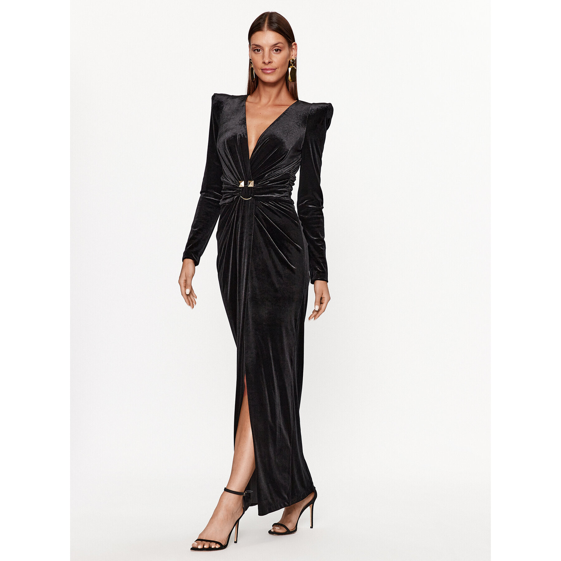 Babylon Коктейлна рокля T_S00839 Черен Regular Fit - Pepit.bg