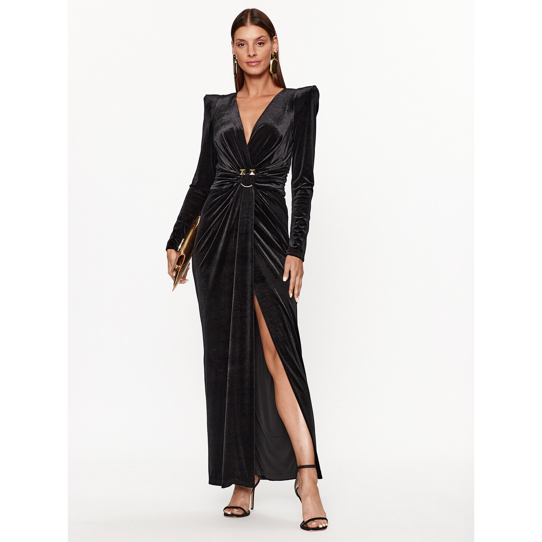 Babylon Коктейлна рокля T_S00839 Черен Regular Fit - Pepit.bg