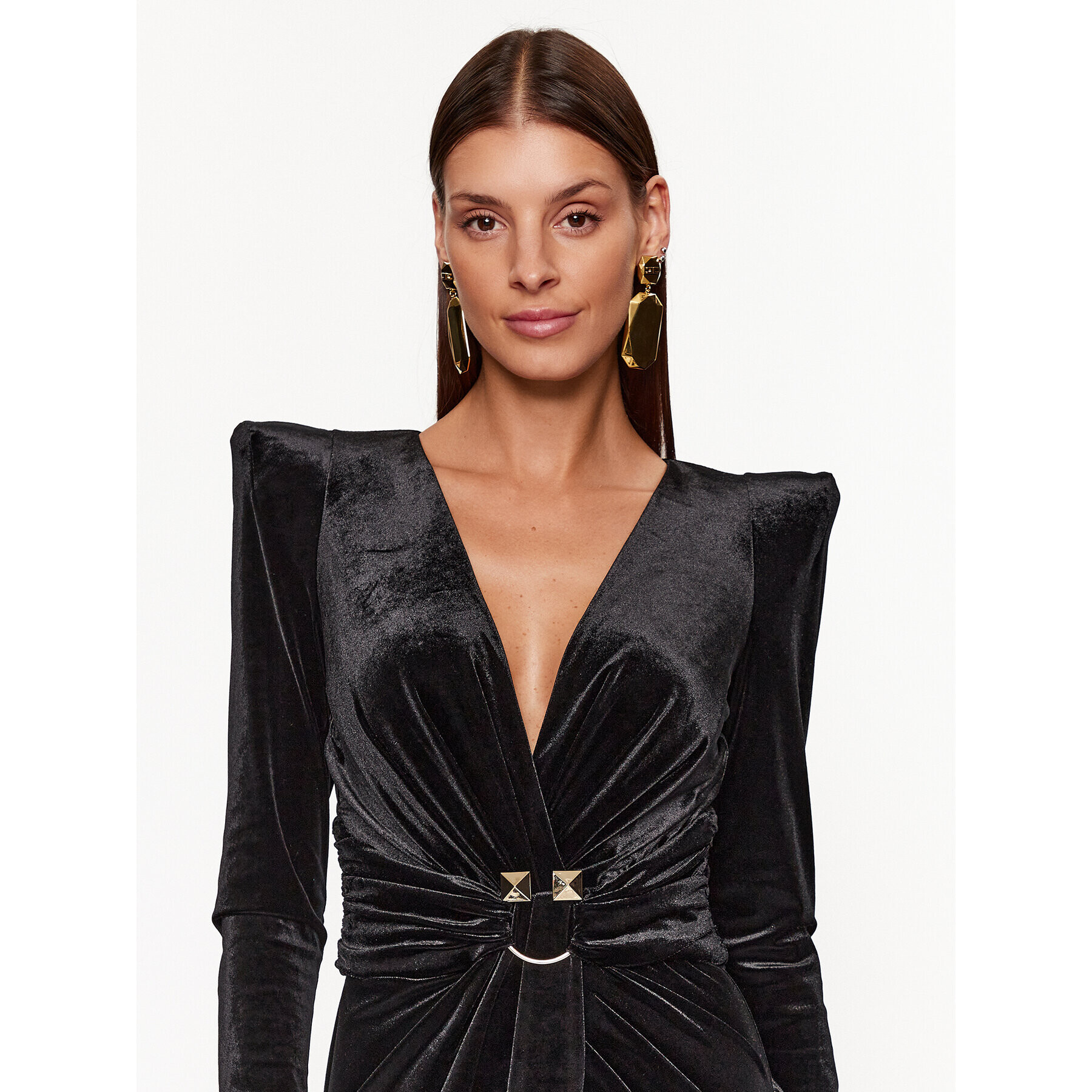 Babylon Коктейлна рокля T_S00839 Черен Regular Fit - Pepit.bg