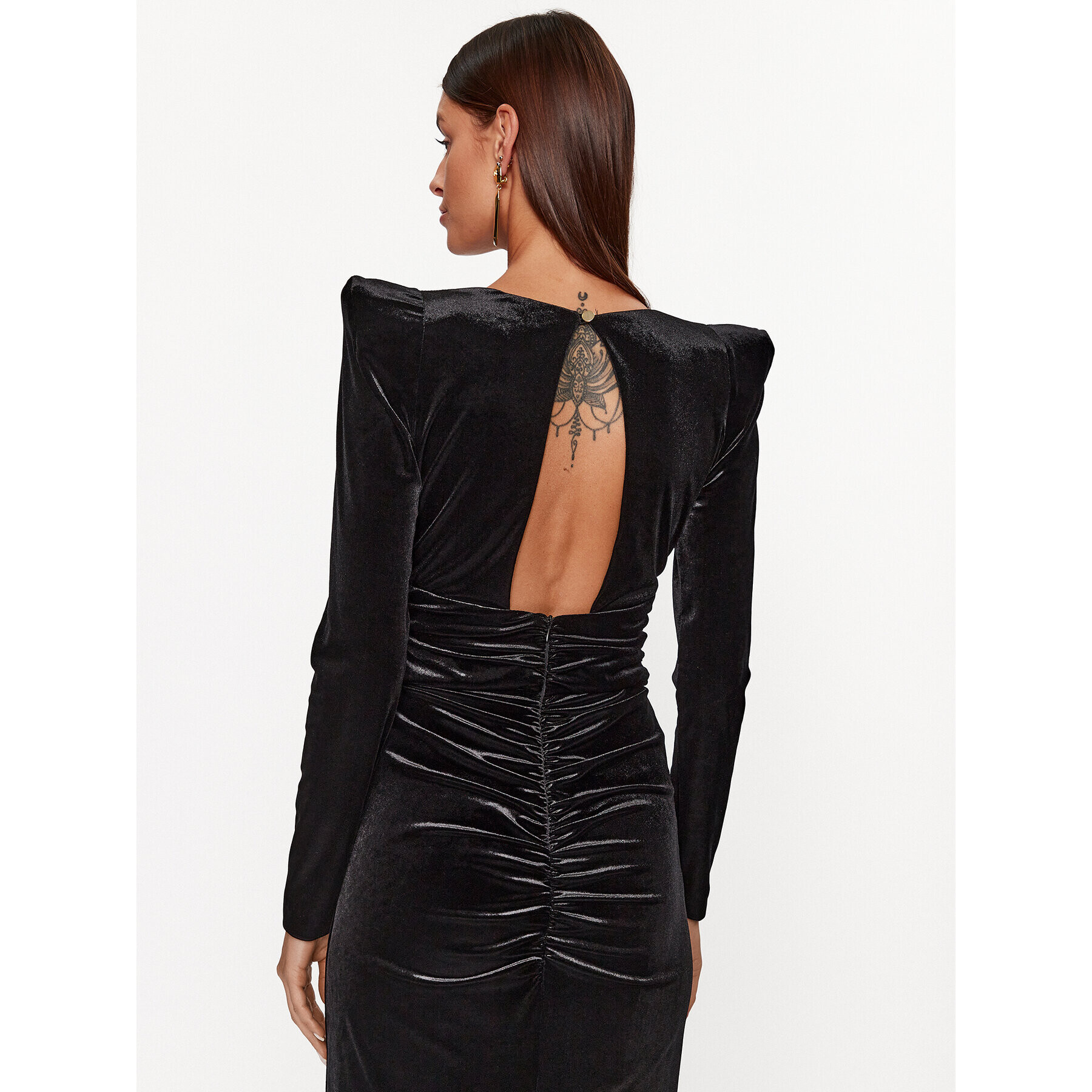 Babylon Коктейлна рокля T_S00839 Черен Regular Fit - Pepit.bg