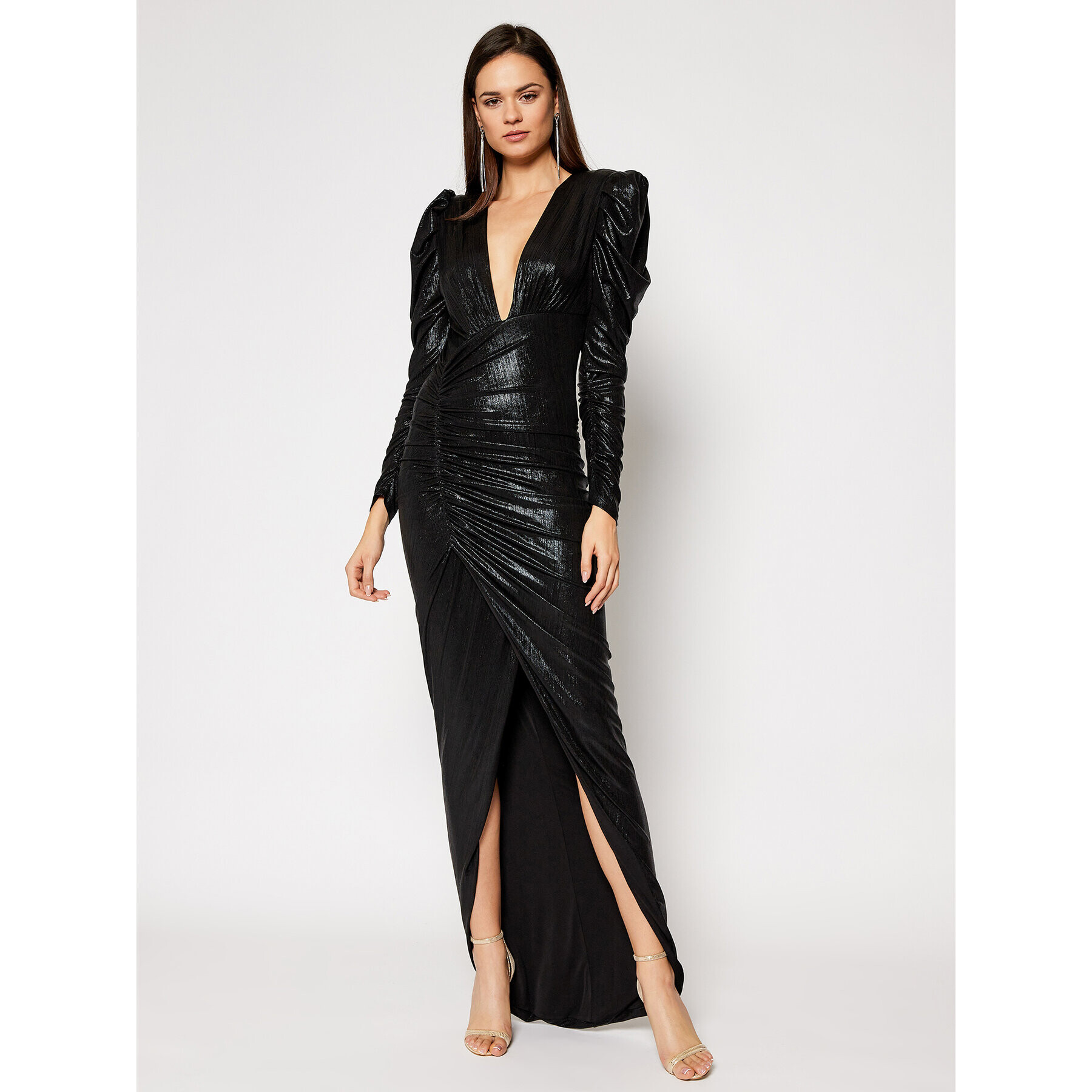 Babylon Официална рокля S00946 Черен Slim Fit - Pepit.bg