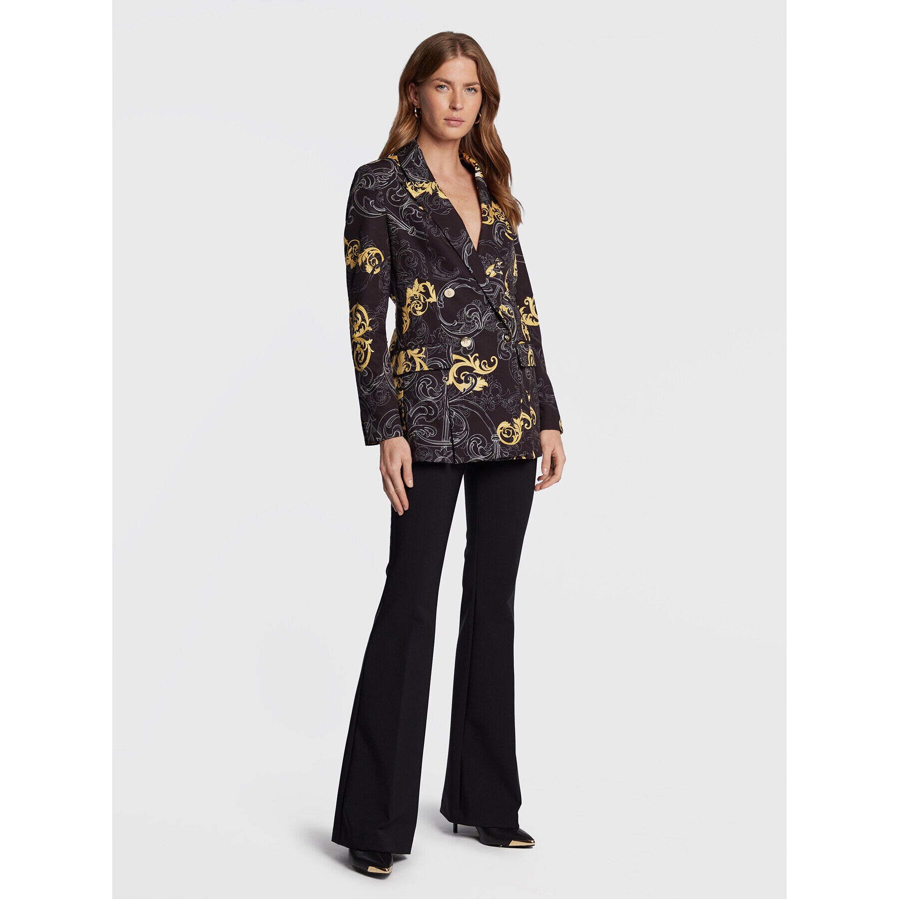 Babylon Текстилни панталони R_MF0612 Черен Regular Fit - Pepit.bg