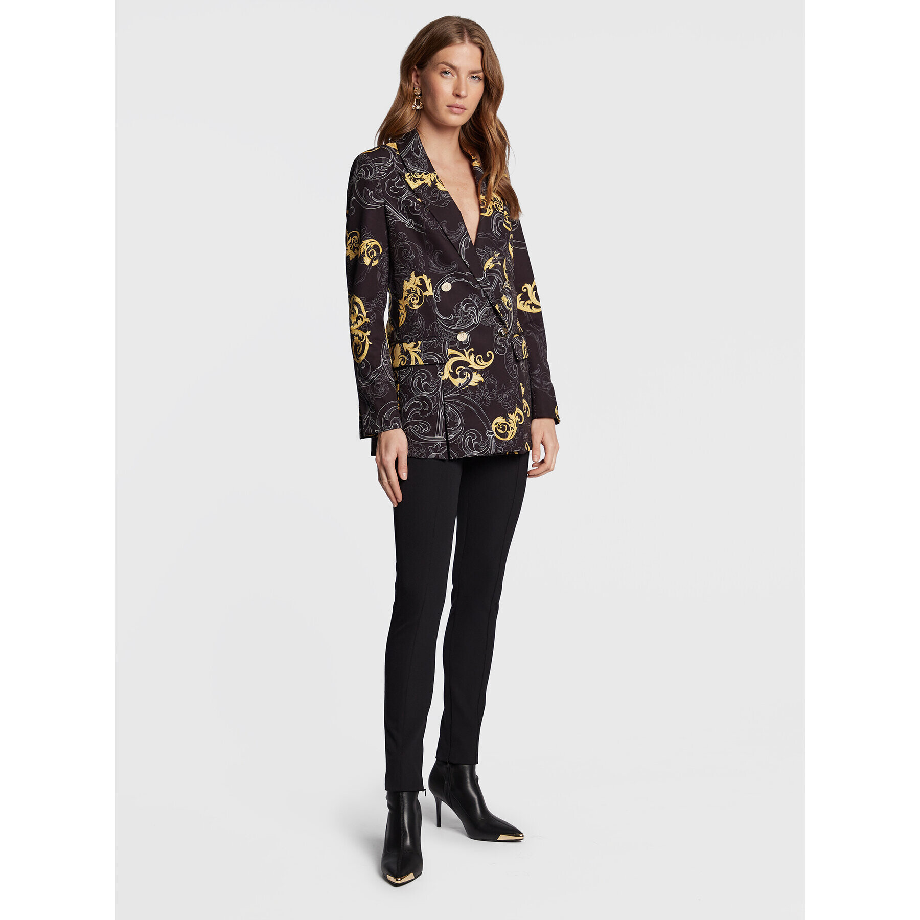 Babylon Текстилни панталони R_S00587 Черен Slim Fit - Pepit.bg