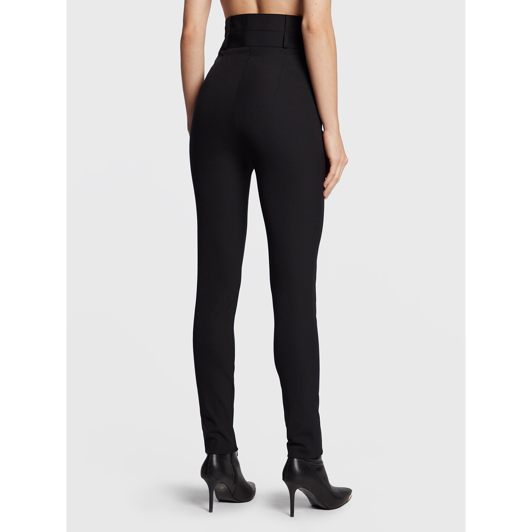 Babylon Текстилни панталони R_S00587 Черен Slim Fit - Pepit.bg