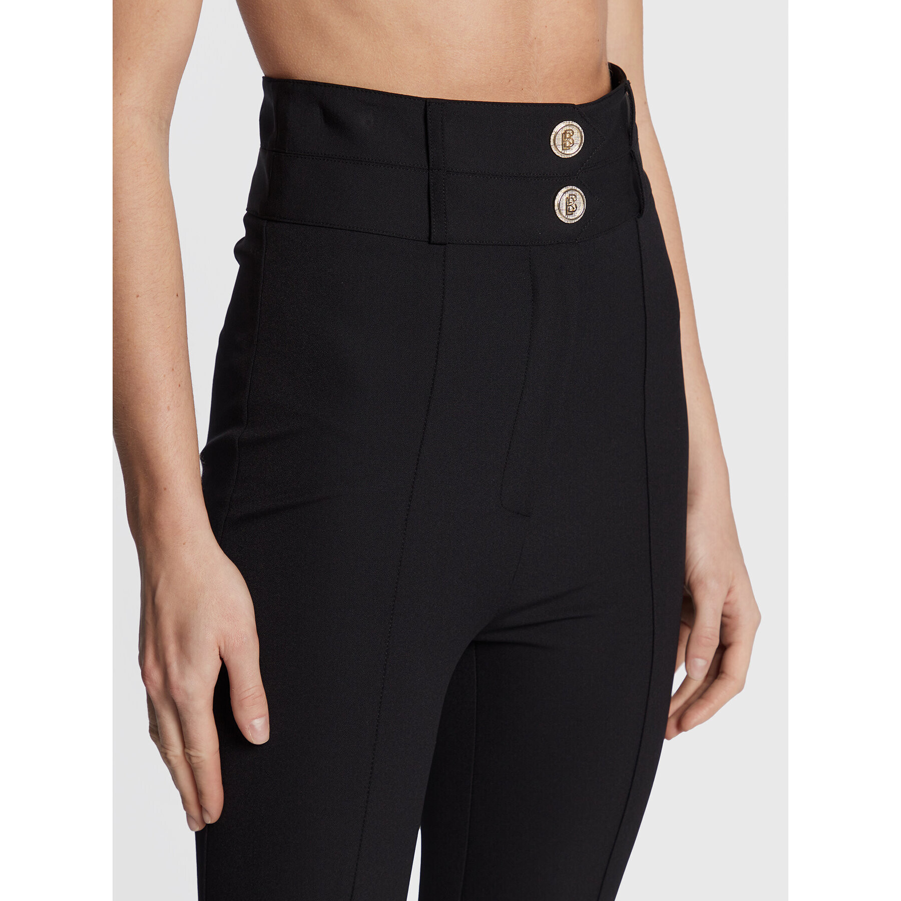 Babylon Текстилни панталони R_S00587 Черен Slim Fit - Pepit.bg