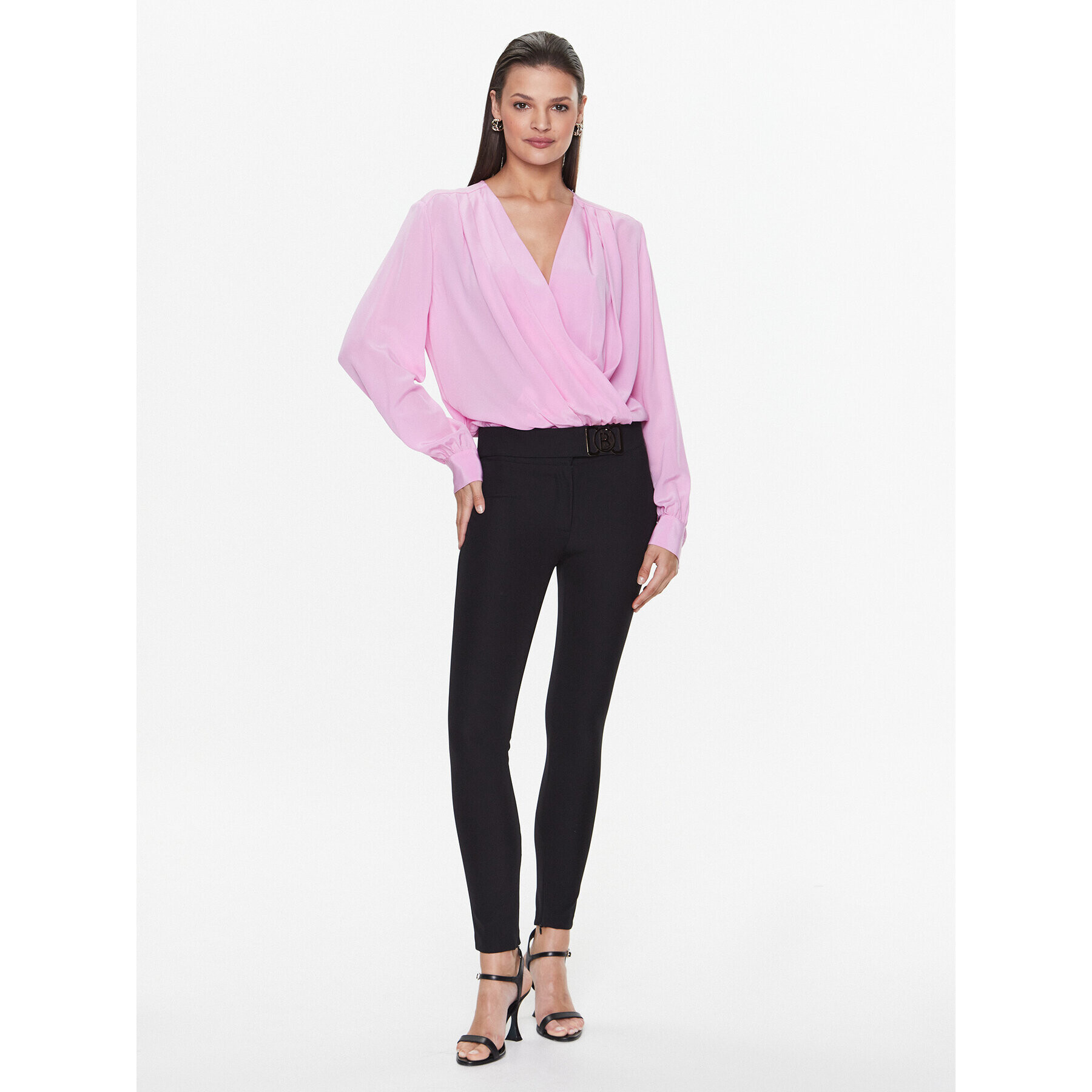Babylon Текстилни панталони S_E00057 Черен Skinny Fit - Pepit.bg