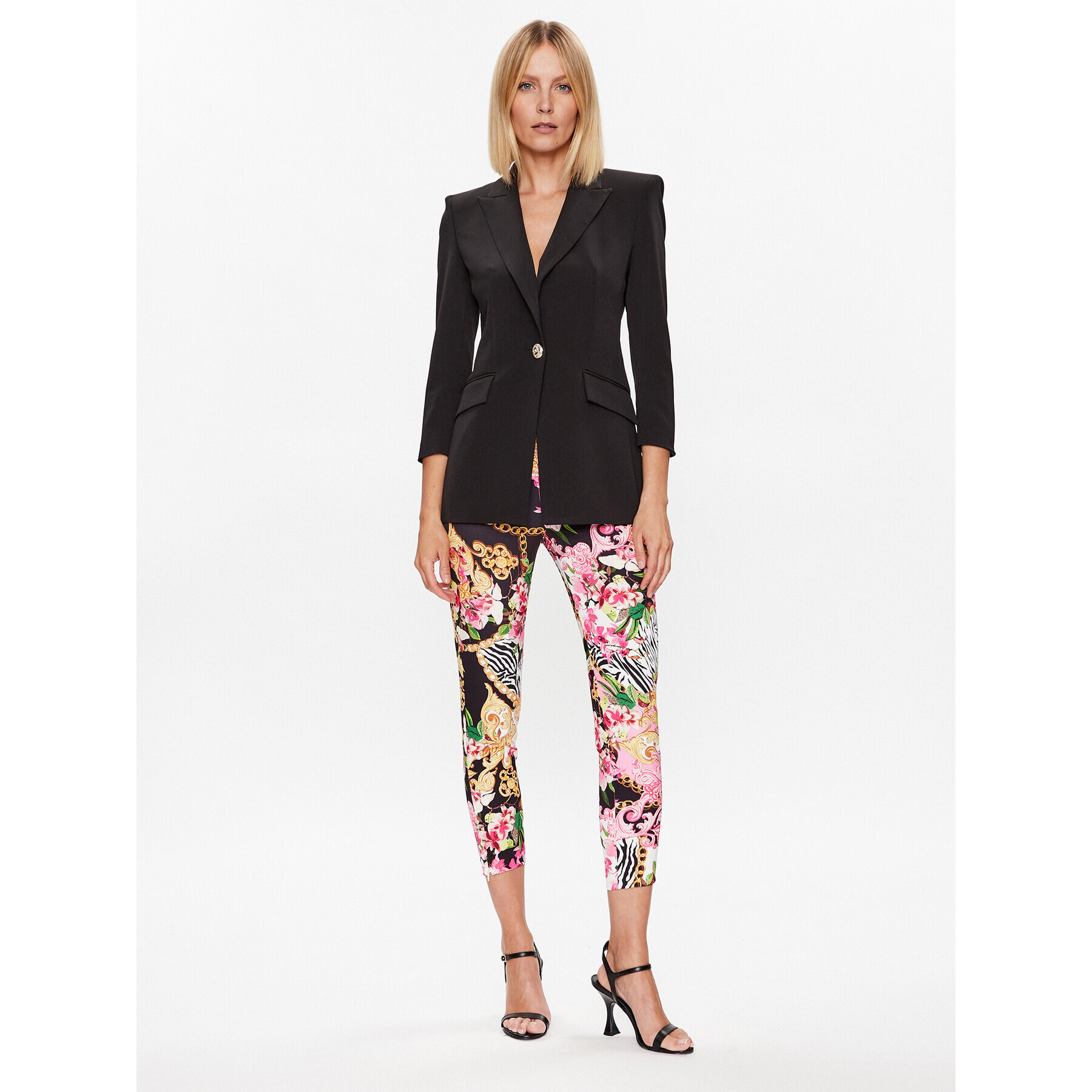 Babylon Текстилни панталони S_S00503 Цветен Slim Fit - Pepit.bg