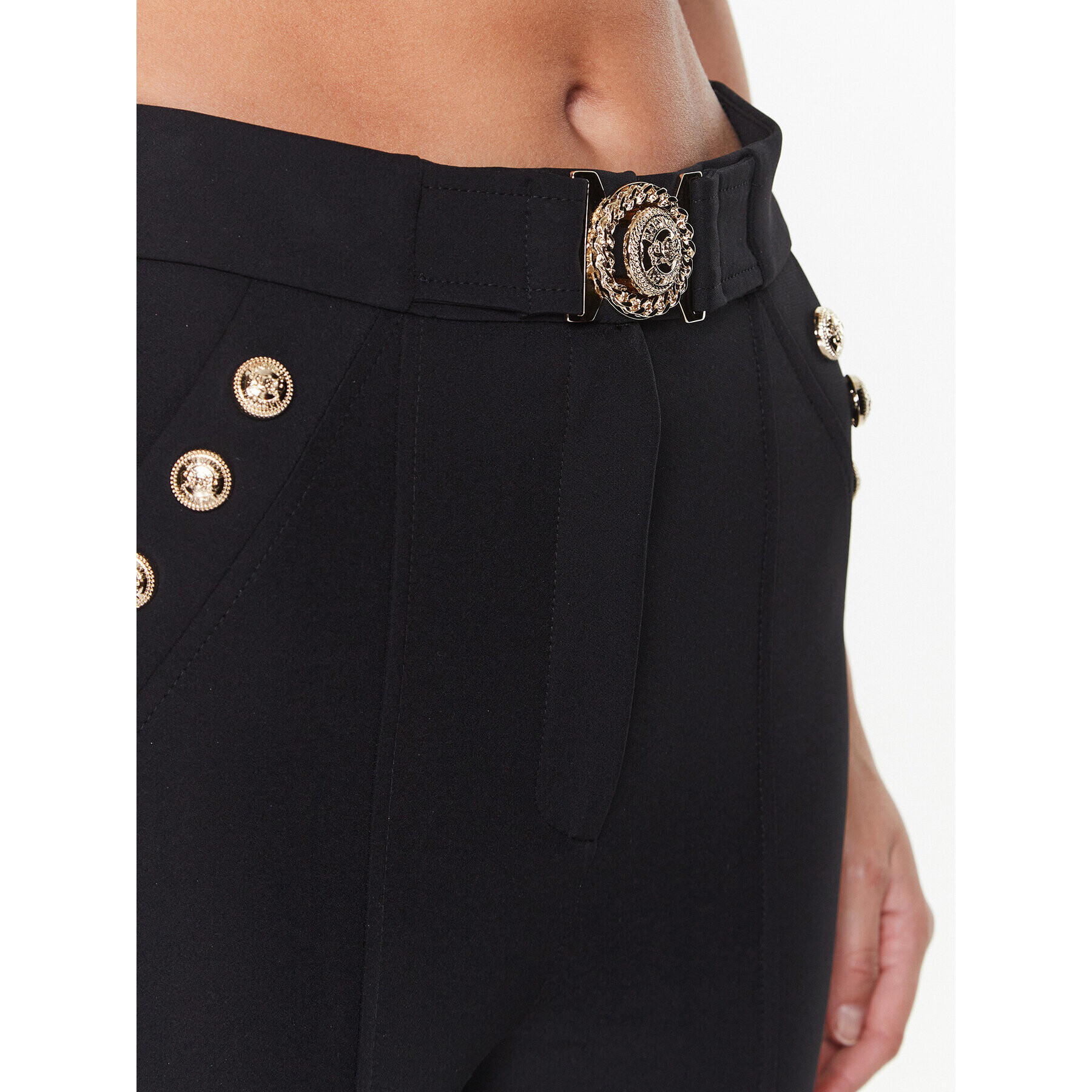 Babylon Текстилни панталони S_S00507 Черен Slim Fit - Pepit.bg
