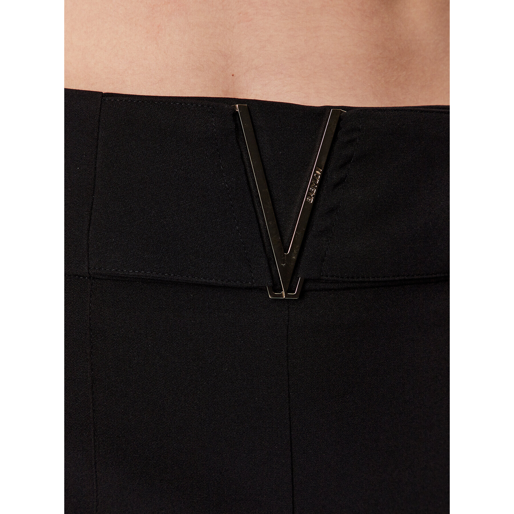 Babylon Текстилни панталони S_S00508 Черен Regular Fit - Pepit.bg