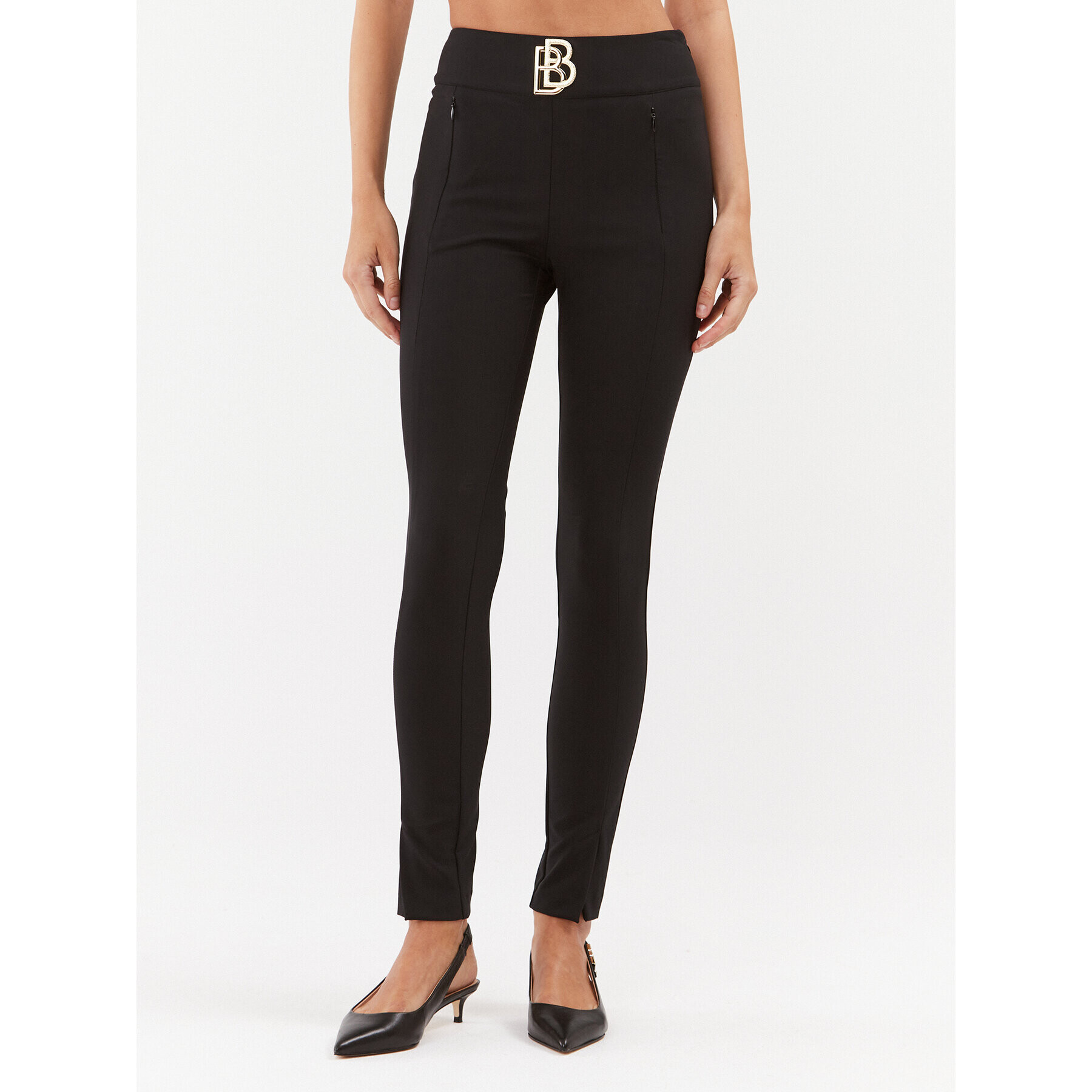 Babylon Текстилни панталони T_MF613U Черен Slim Fit - Pepit.bg
