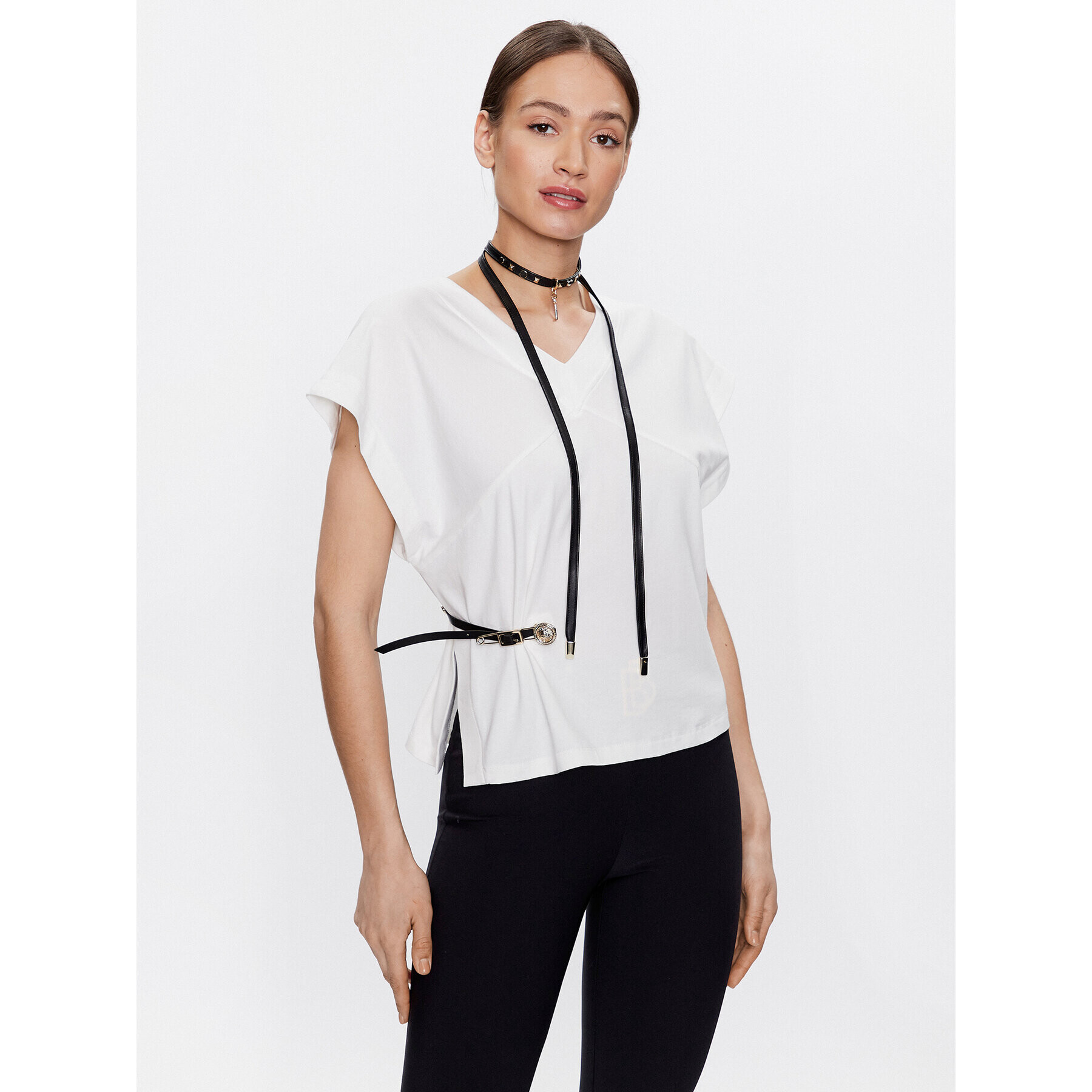 Babylon Тишърт S_ER0573 Бял Regular Fit - Pepit.bg
