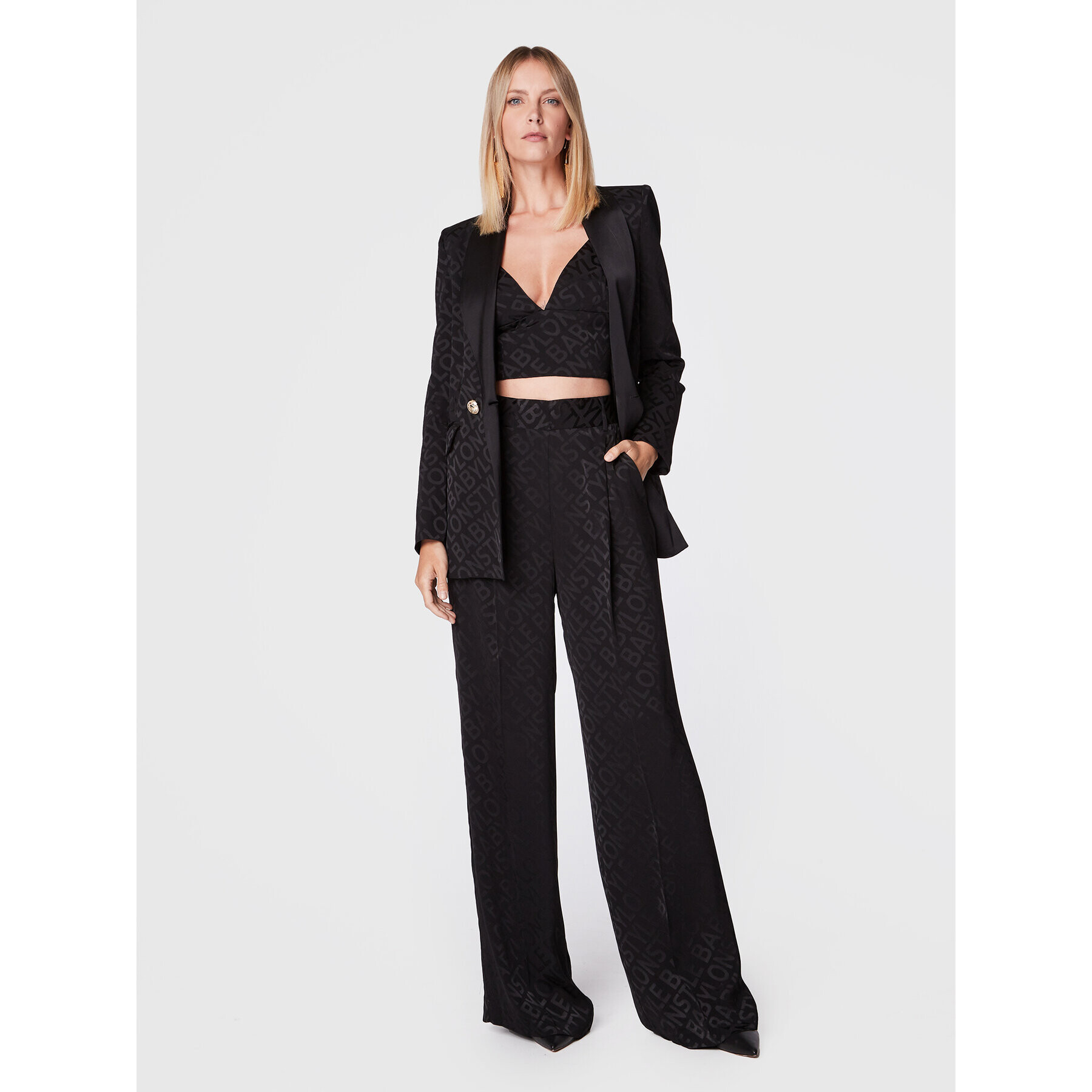 Babylon топ R_S00344 Черен Slim Fit - Pepit.bg