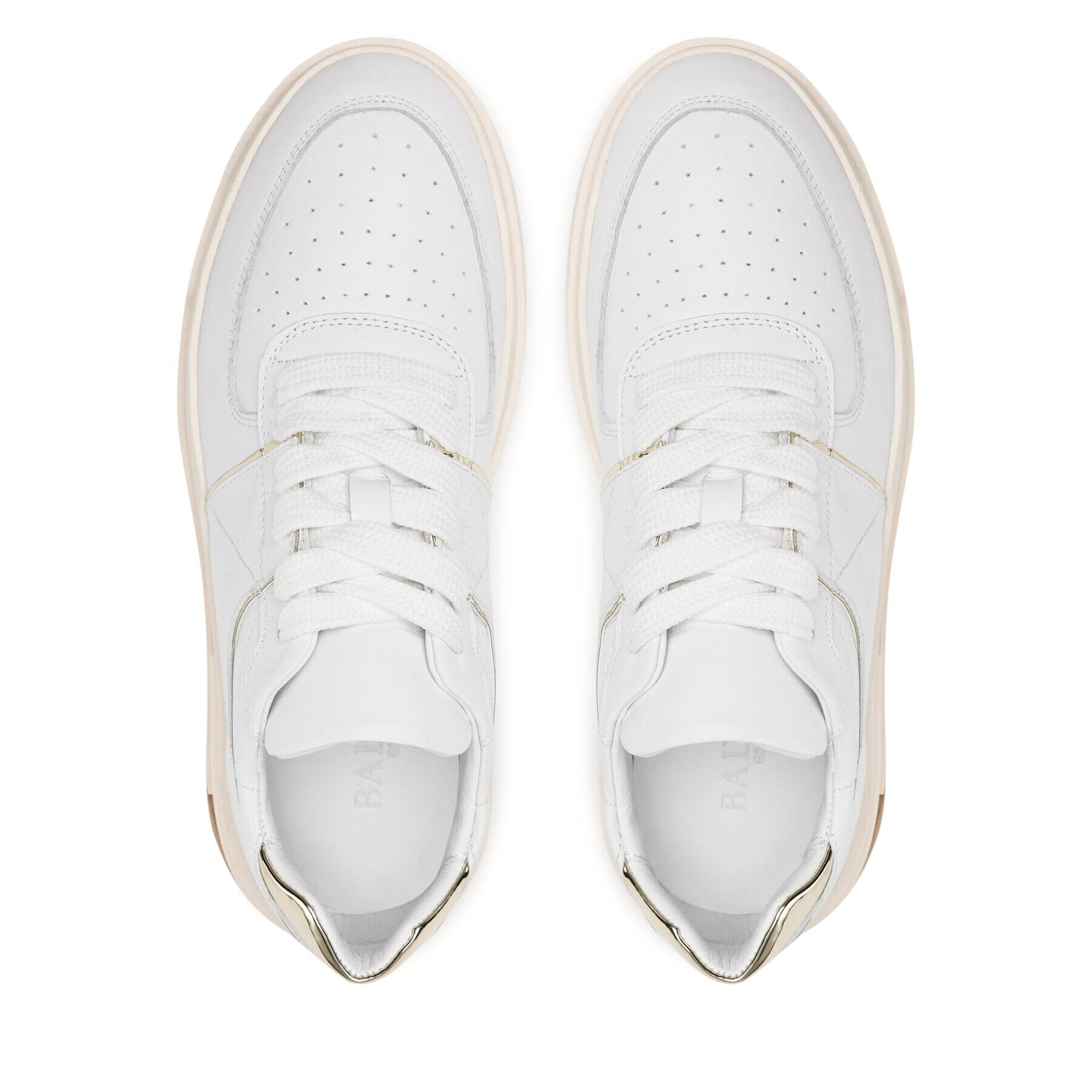 Badura Сникърси 1086-GOLD Бял - Pepit.bg