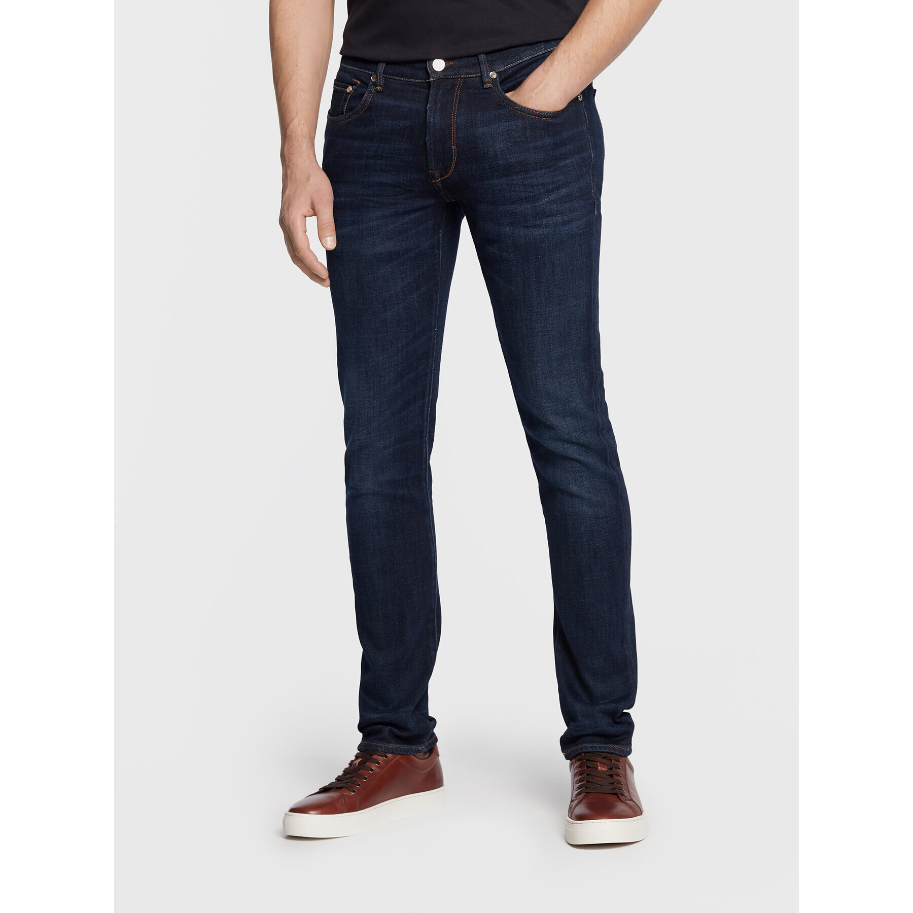 Baldessarini Дънки John B1 16511/000/1475 Тъмносин Slim Fit - Pepit.bg