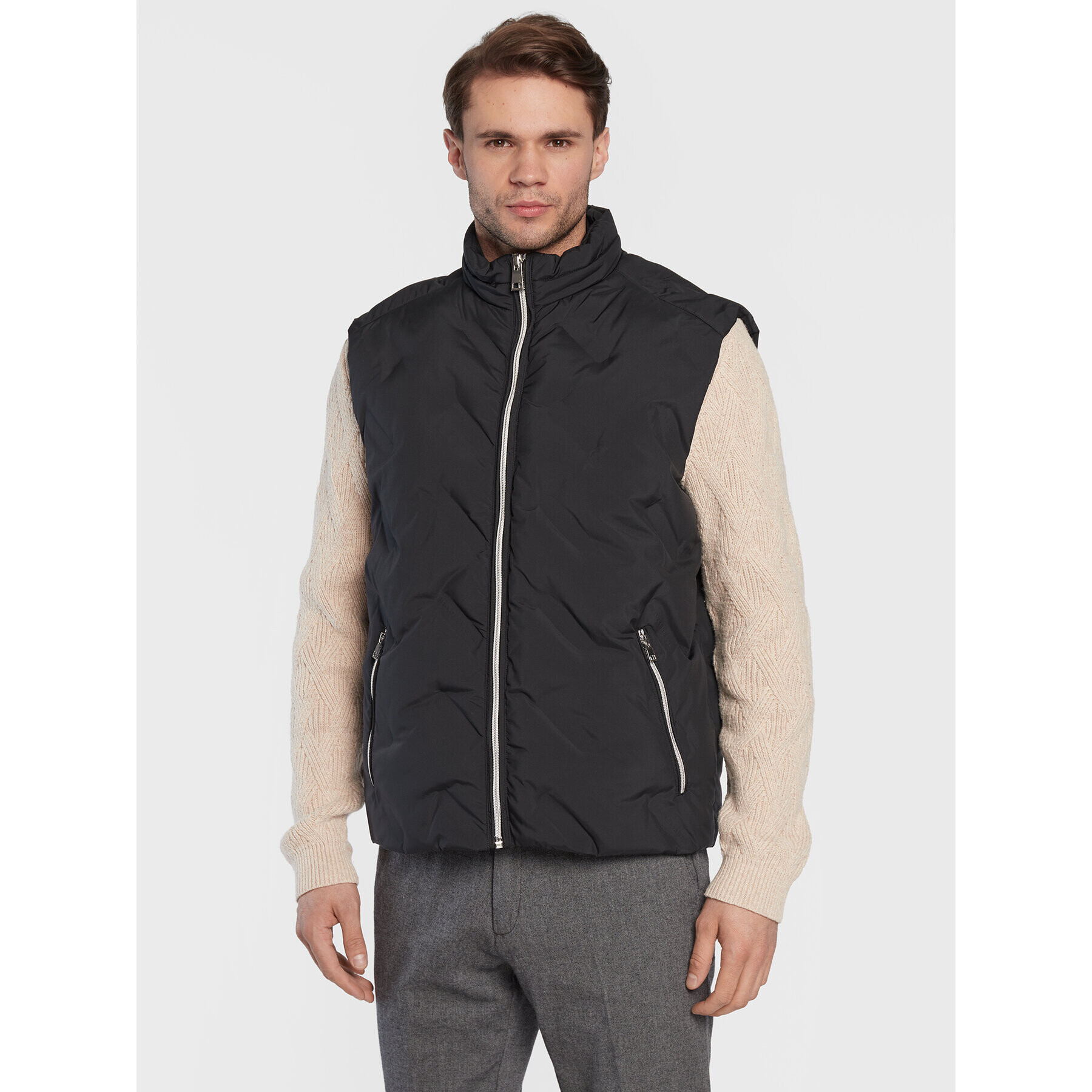Baldessarini Елек B2 50056/000/4042 Черен Regular Fit - Pepit.bg